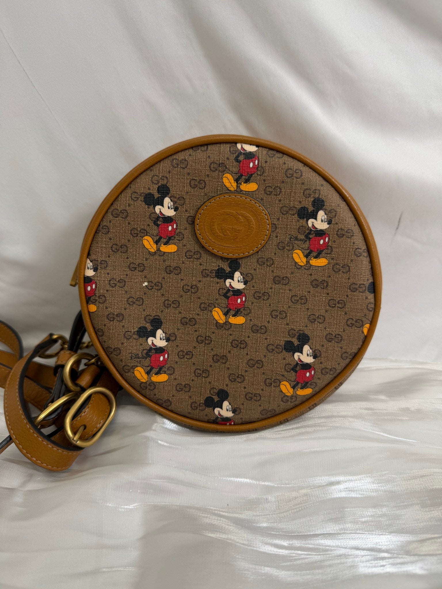 Gucci x Disney GG Coated Canvas Round Backpack