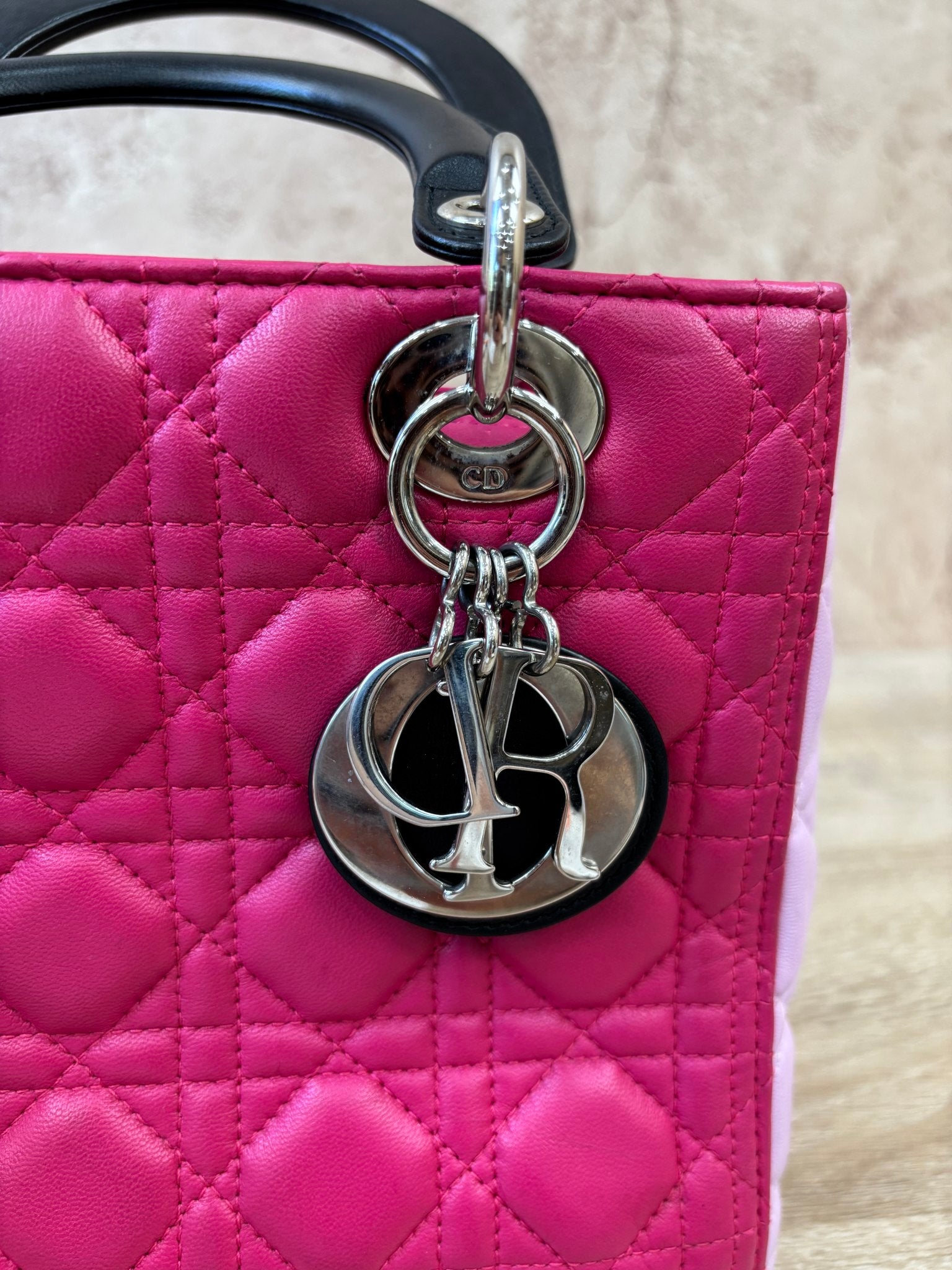 Christian Dior Multicolor Lady Dior Medium