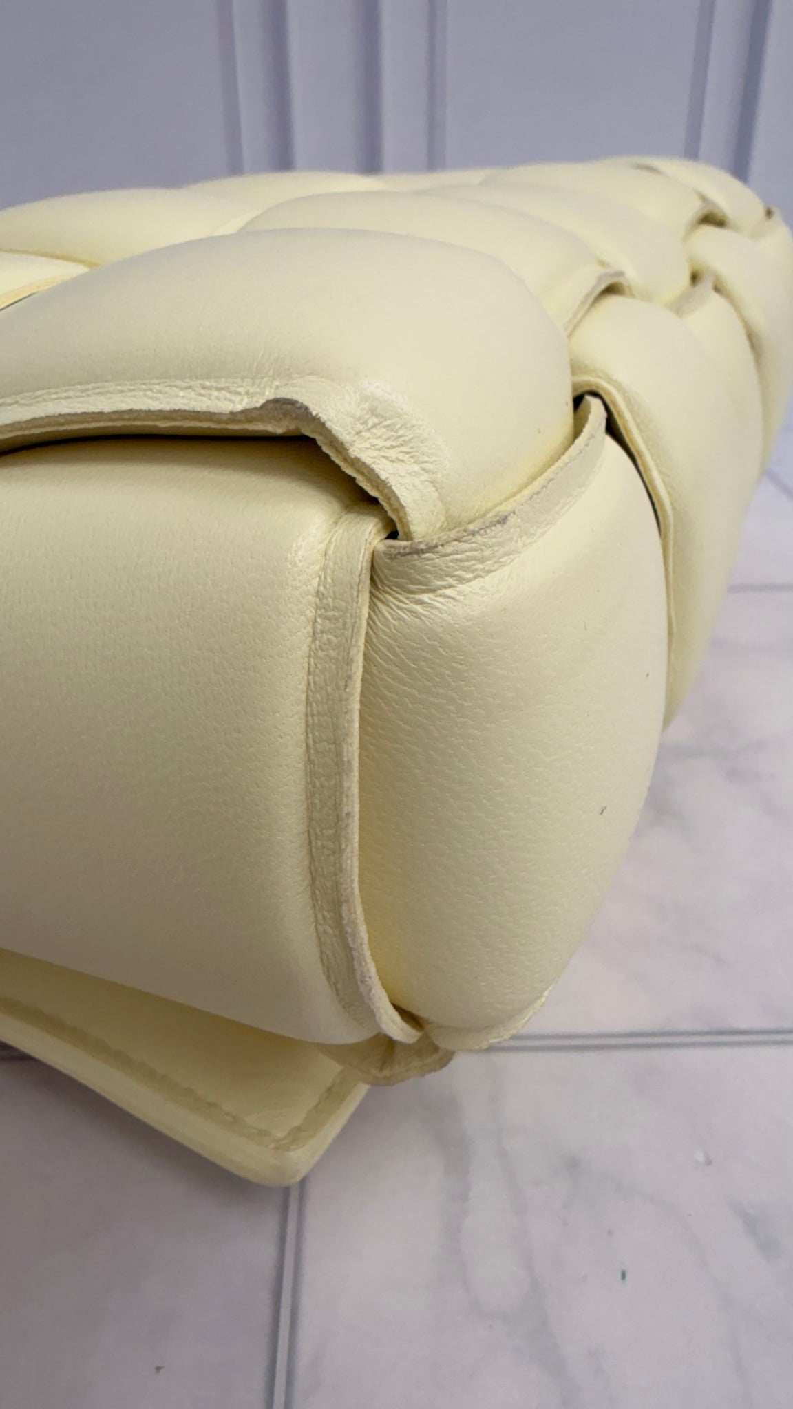 Bottega Veneta Washed Zest Medium Padded Cassette Bag