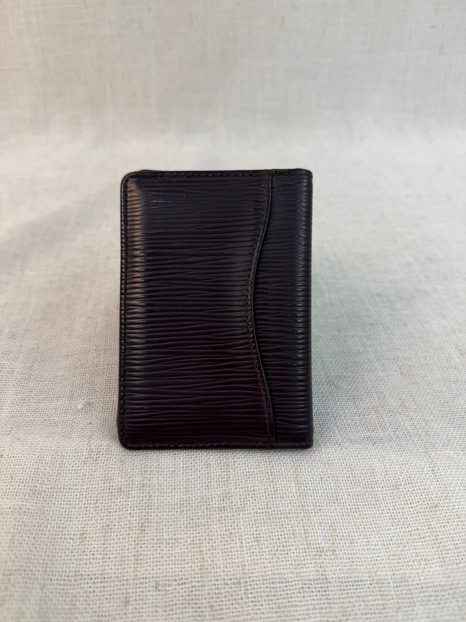 Louis Vuitton Dark Plum Epi Leather Pocket Organizer