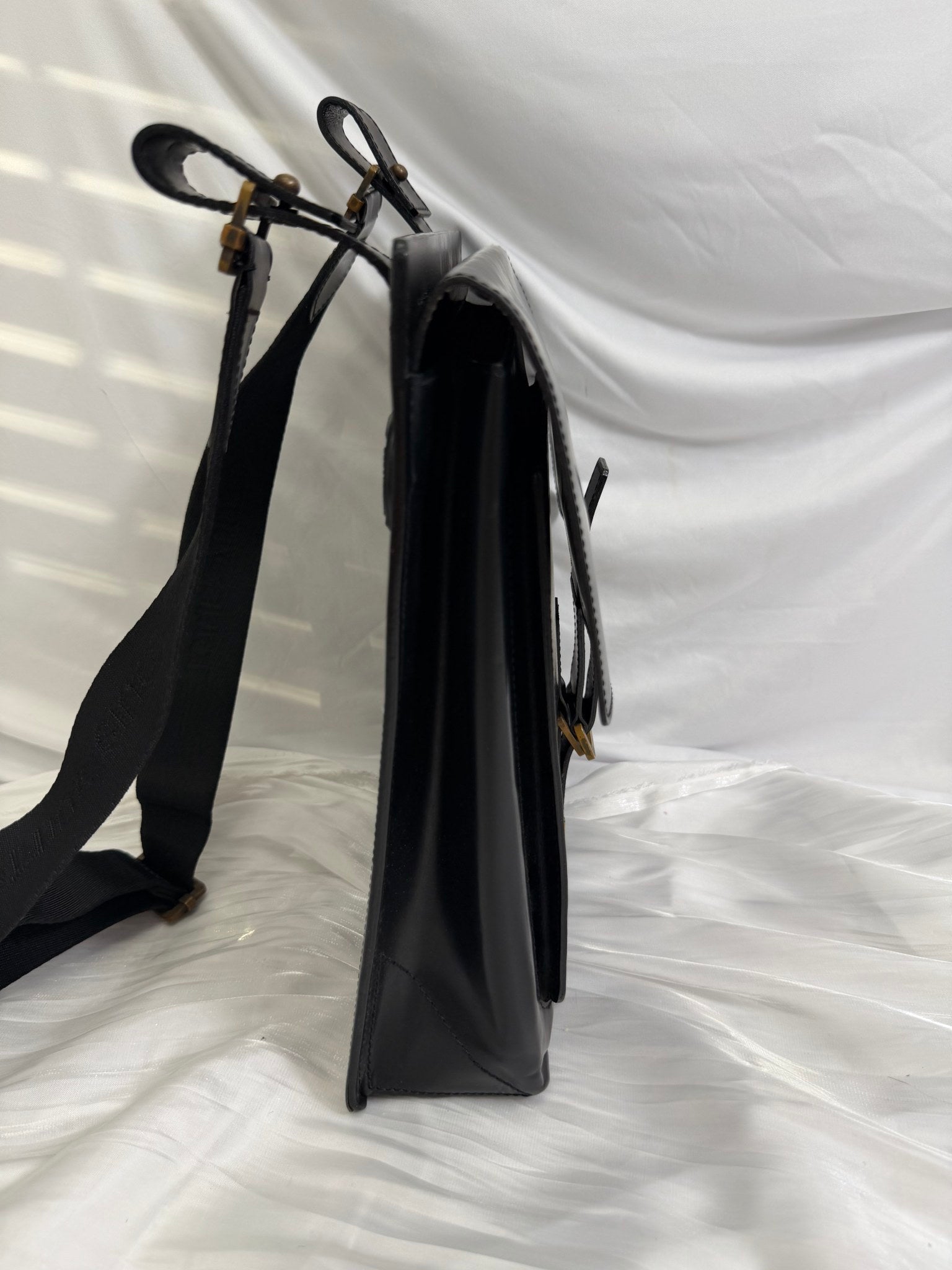 Louis Vuitton Black Leather Liege Fantasun Bag