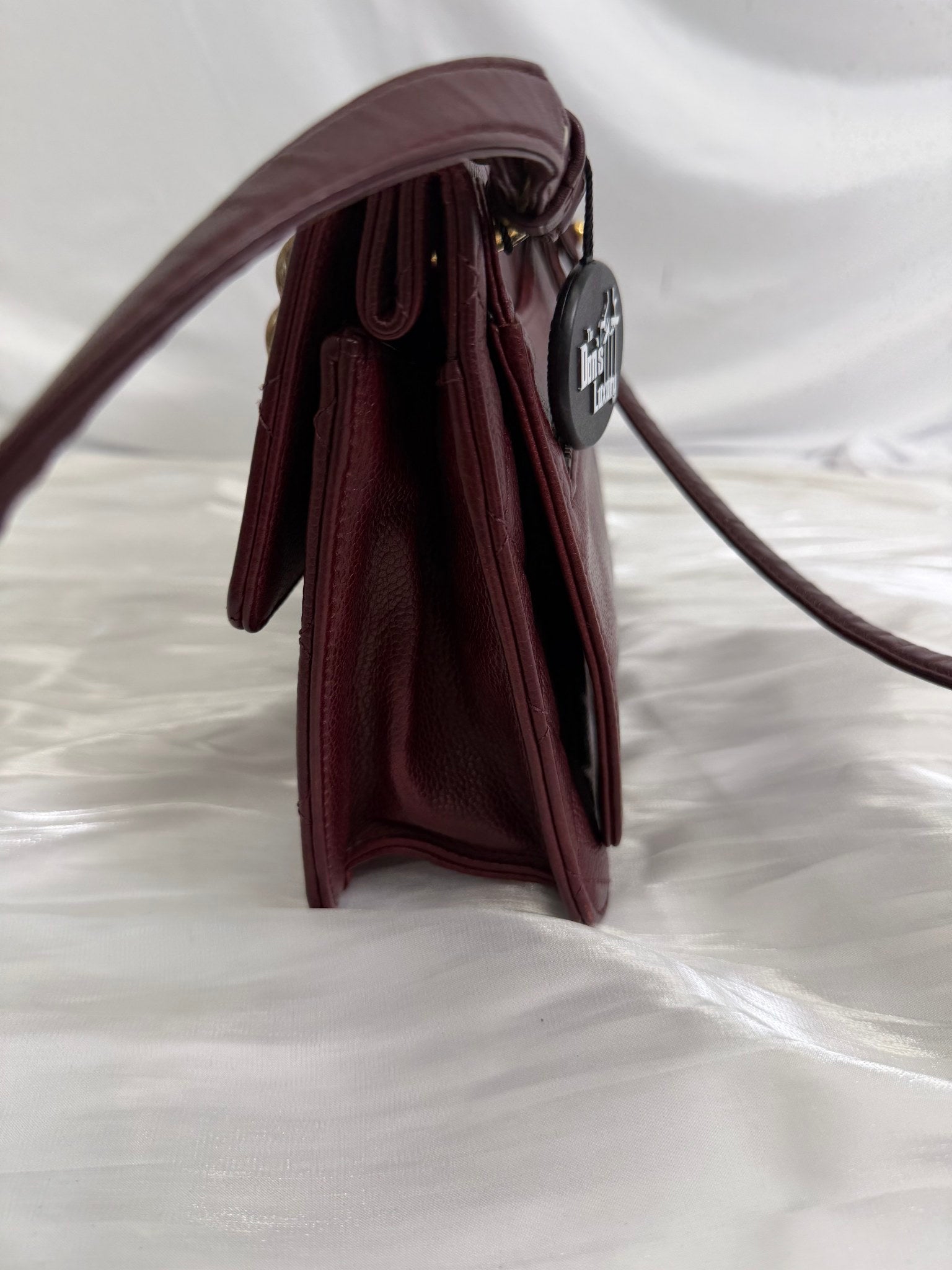 Chanel Burgundy Caviar Retro Flap Bag