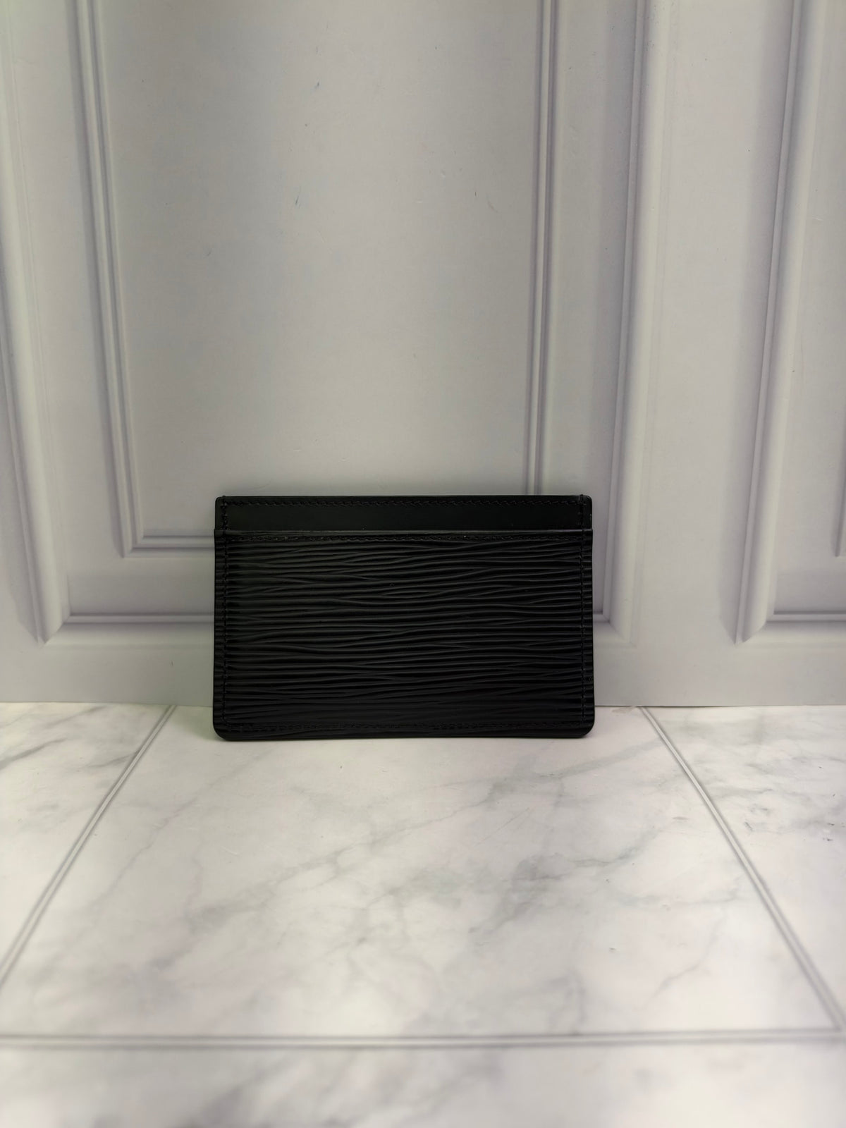 Louis Vuitton Black Epi Card Holder