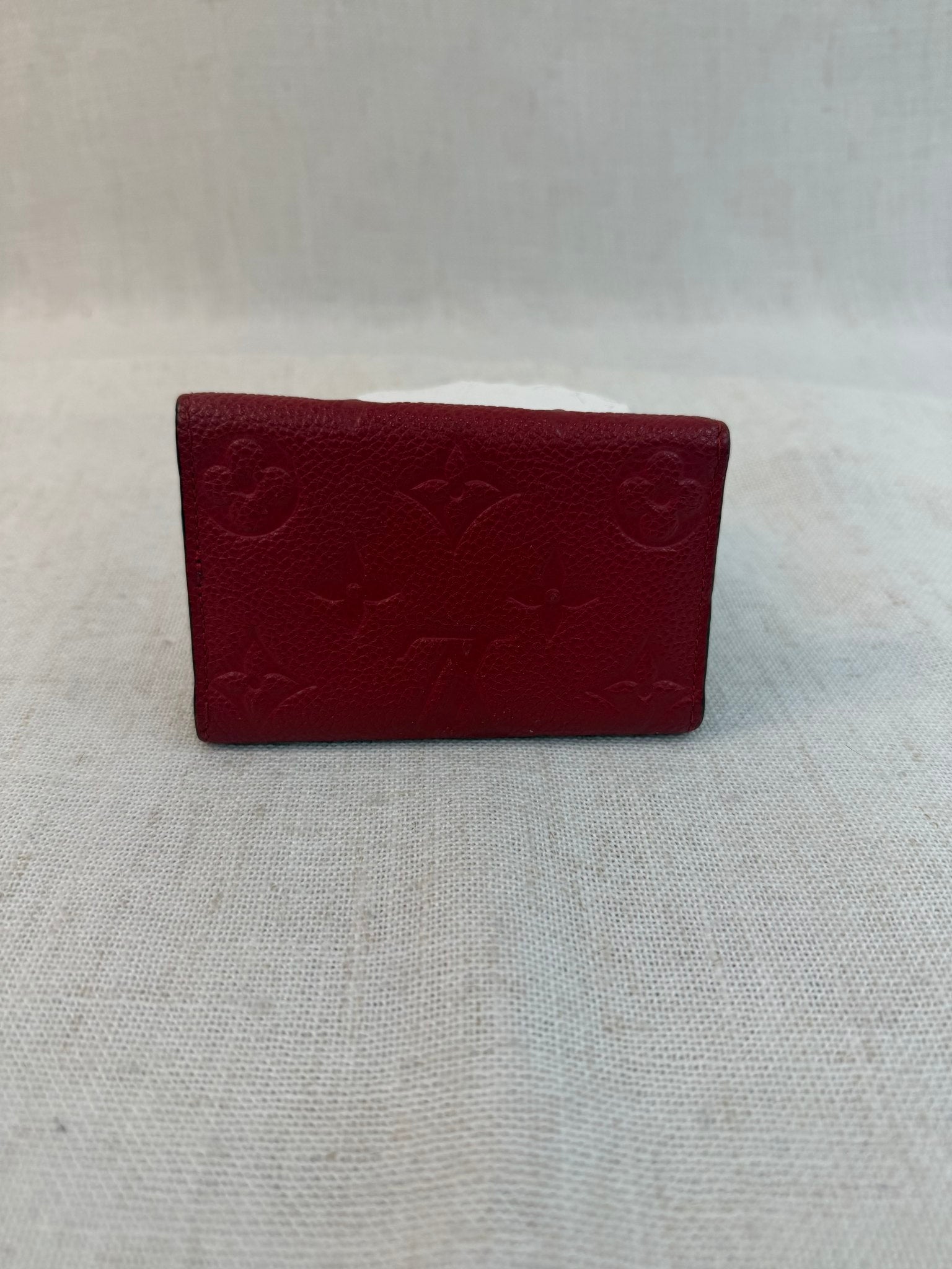 Louis Vuitton Red Empreinte Leather 6 Ring Key Holder