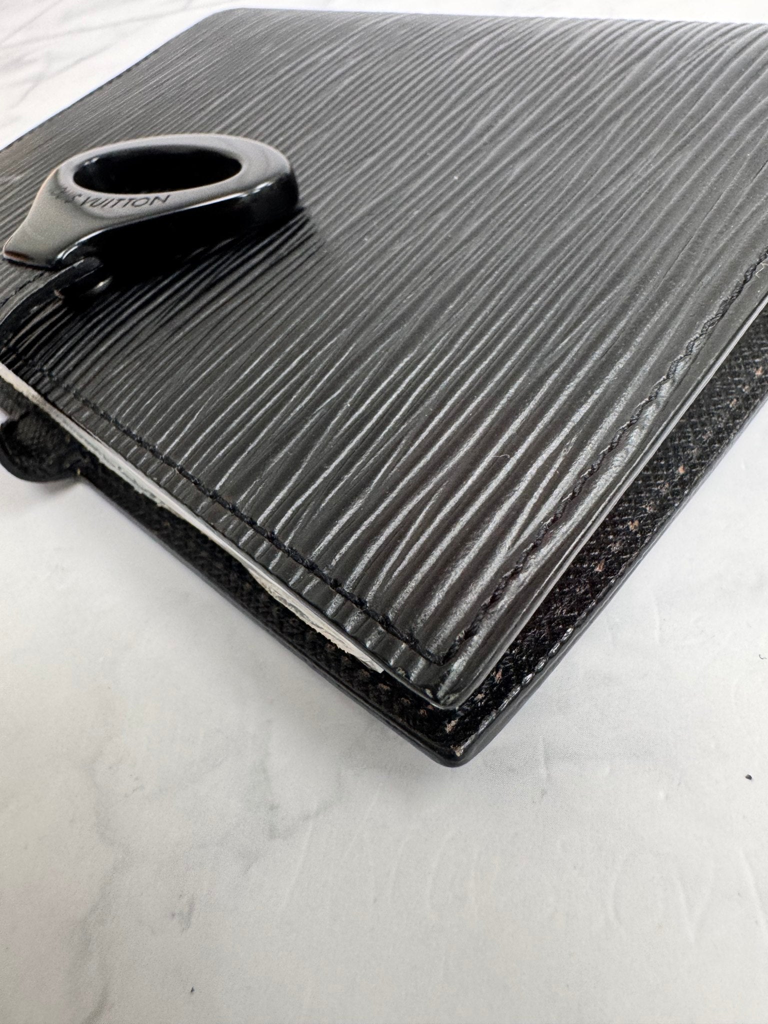 Louis Vuitton Black Epi Leather Z Agenda PM