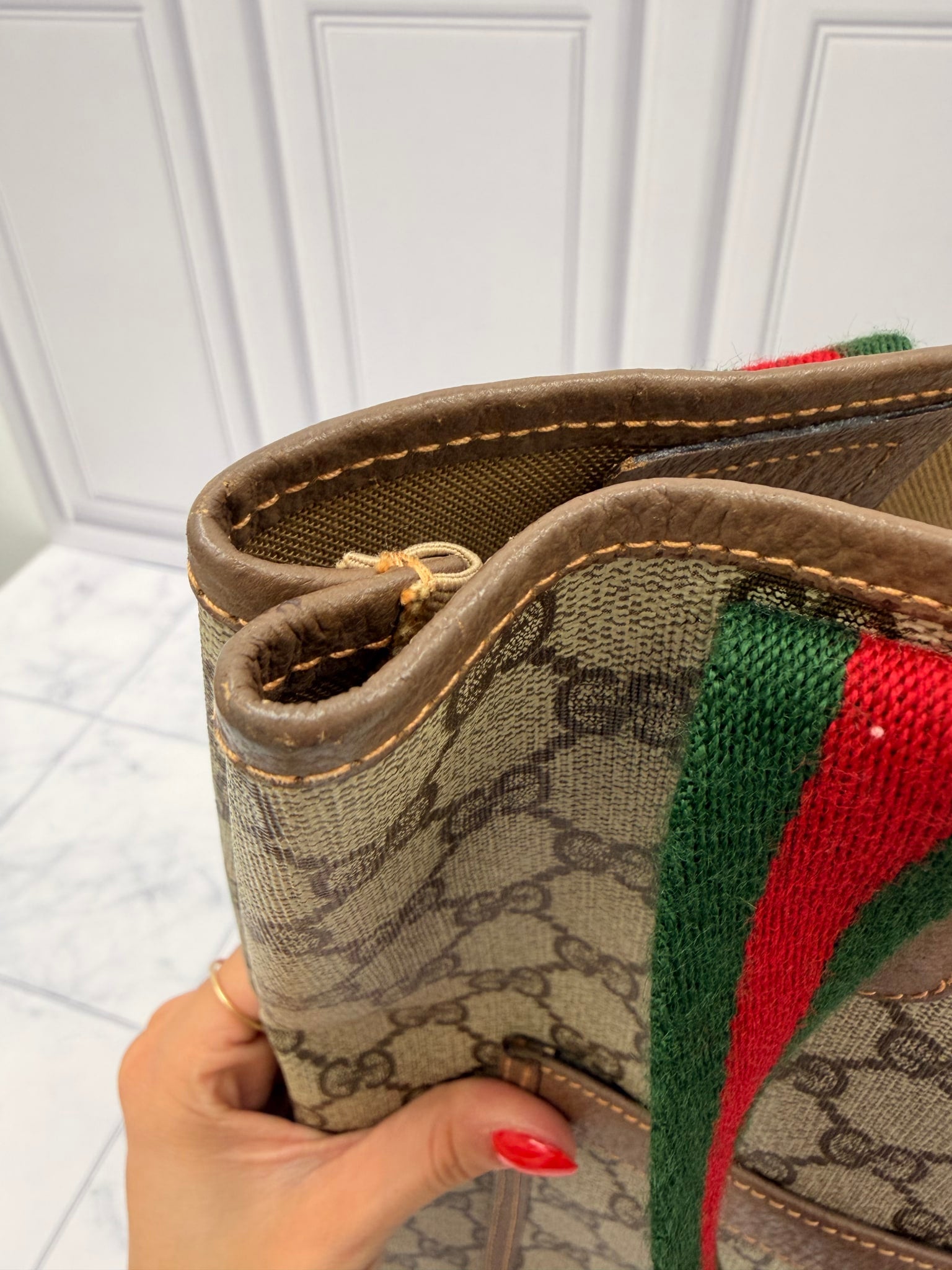 Gucci GG Supreme Canvas Tote Bag
