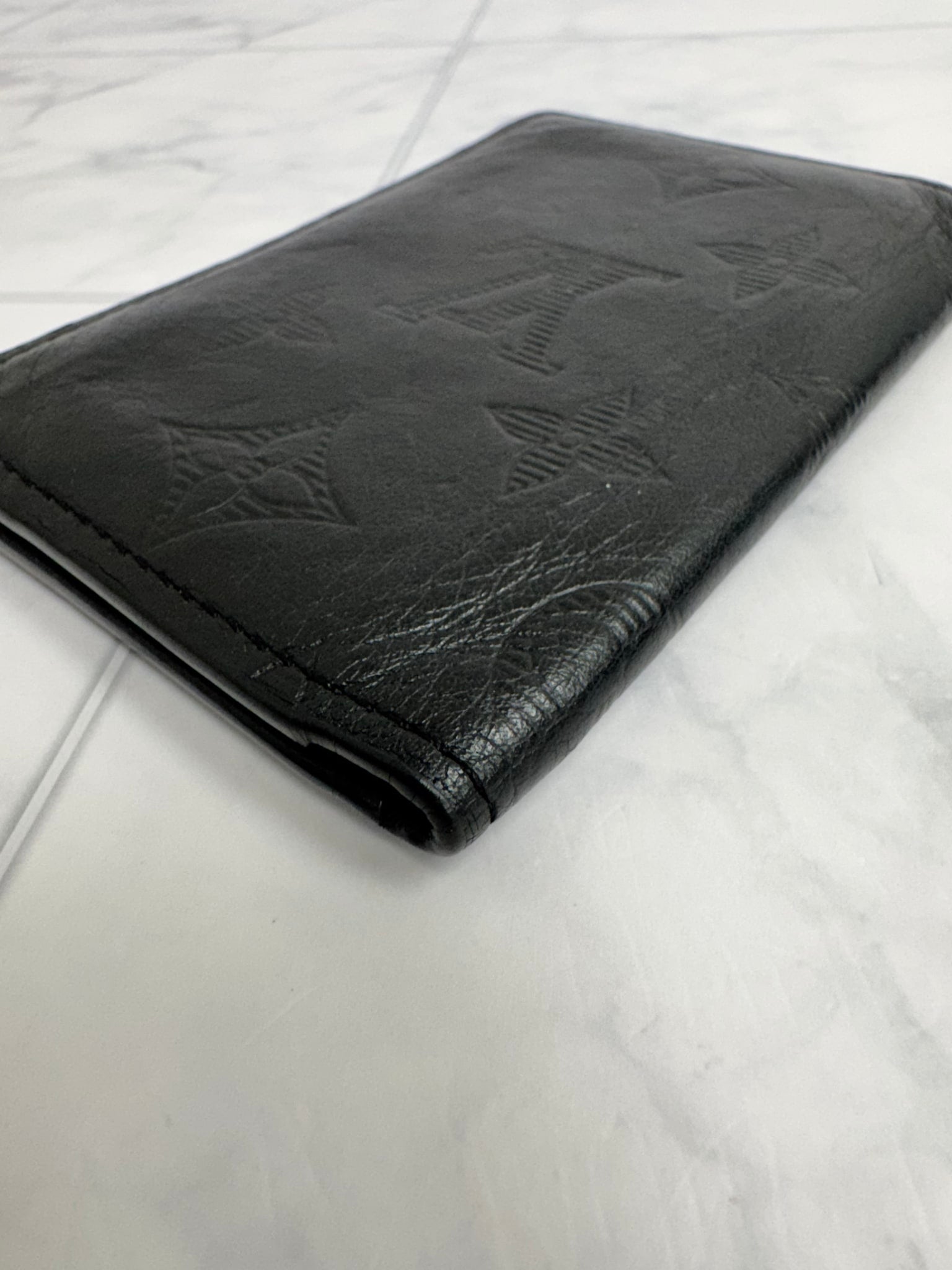 Louis Vuitton Black Monogram Shadow Pocket Organizer