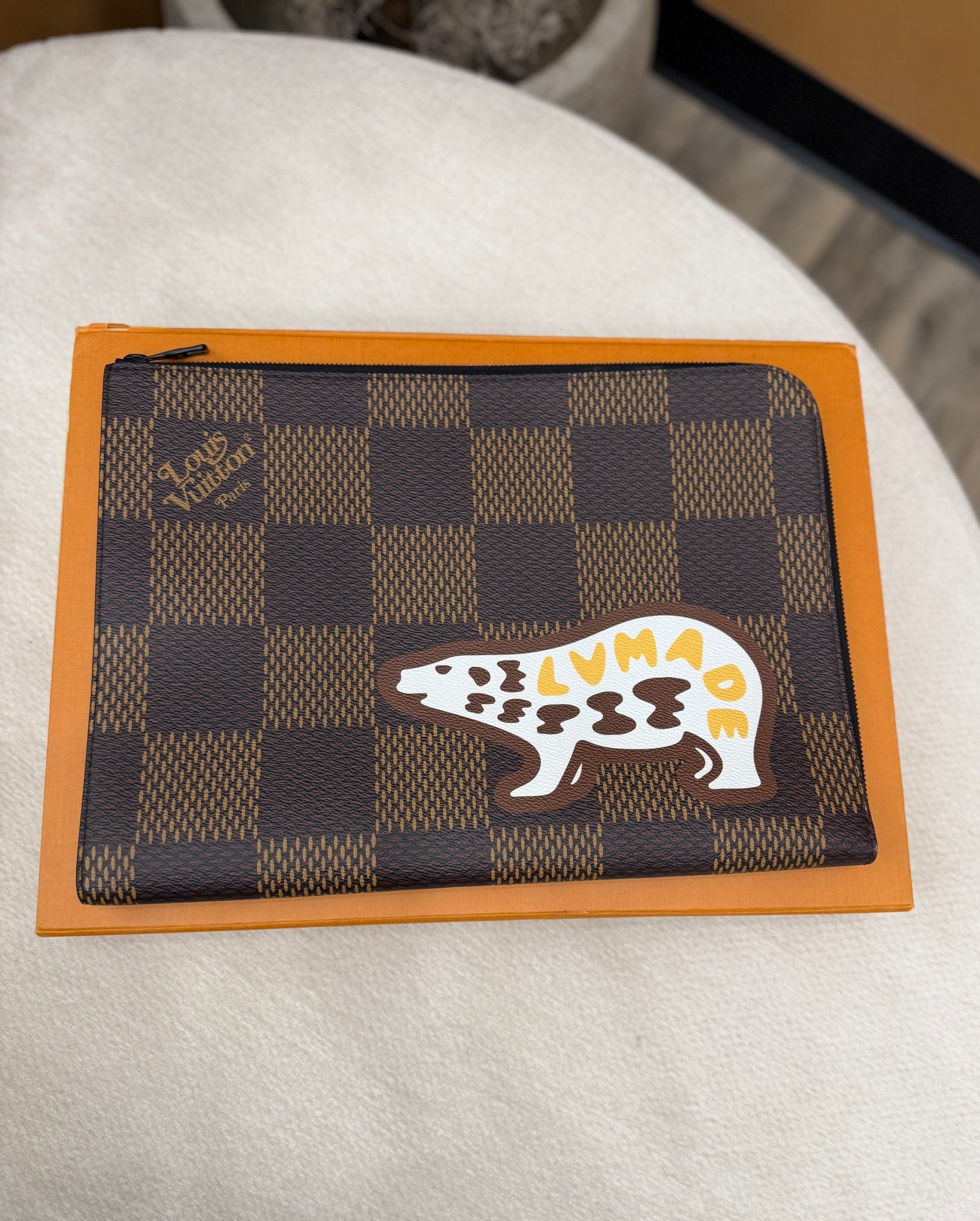 LIKE NEW - Louis Vuitton X Nigo Pochette Jour GM Bag