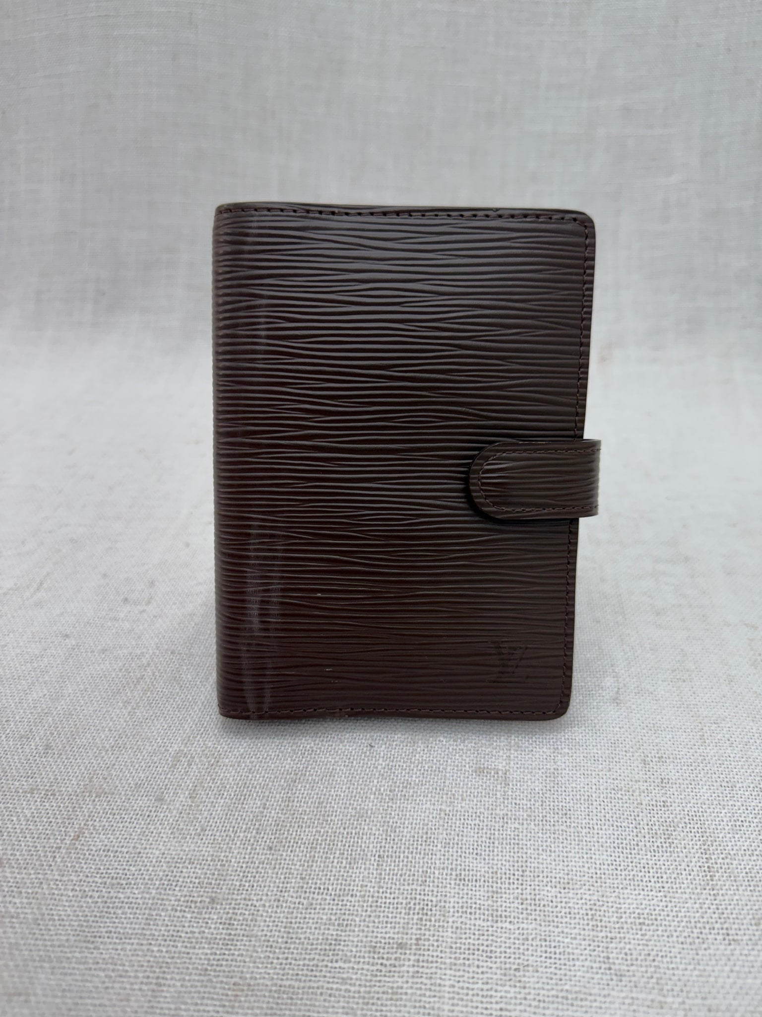 Louis Vuitton Brown Epi Leather Passport Agenda PM