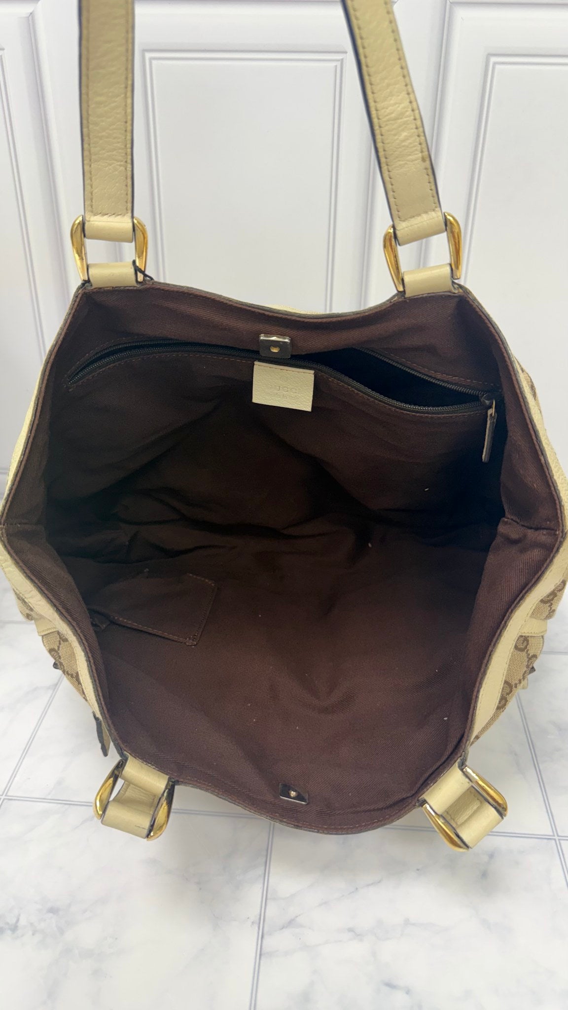 Gucci GG Supreme Canvas Tote Bag