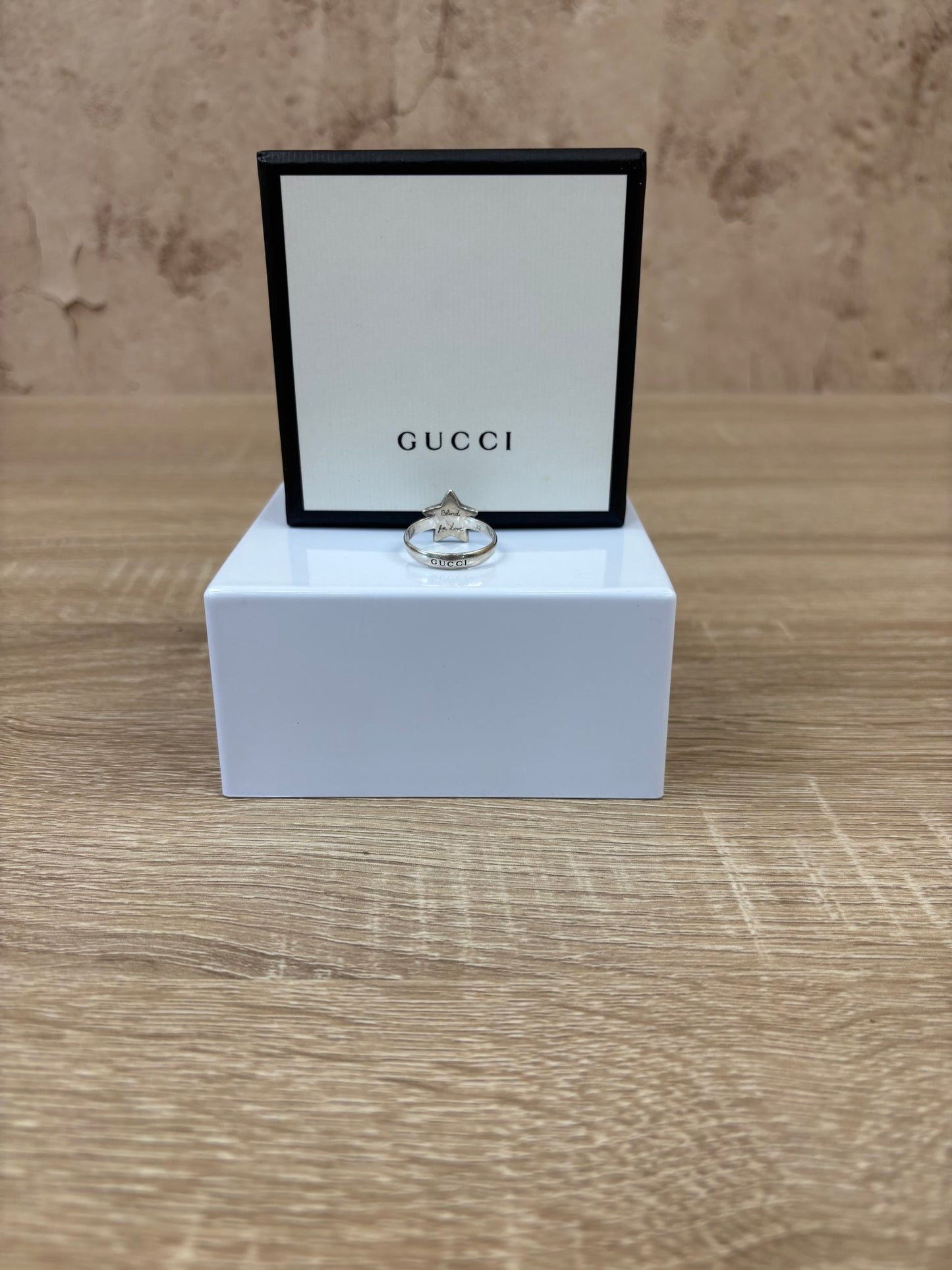 Gucci Sterling Silver Feline Ring