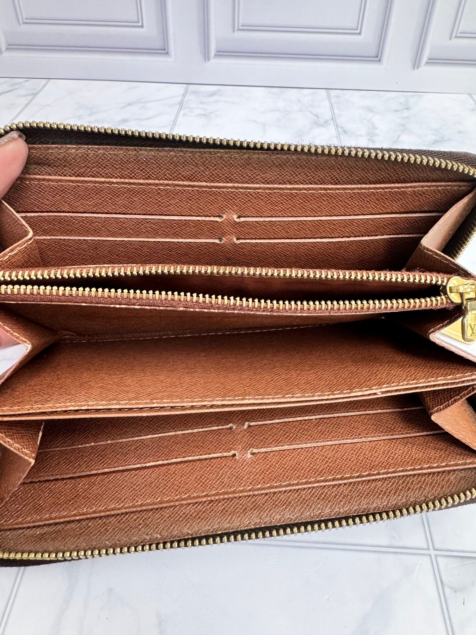 Louis Vuitton Monogram Long Zippy Wallet