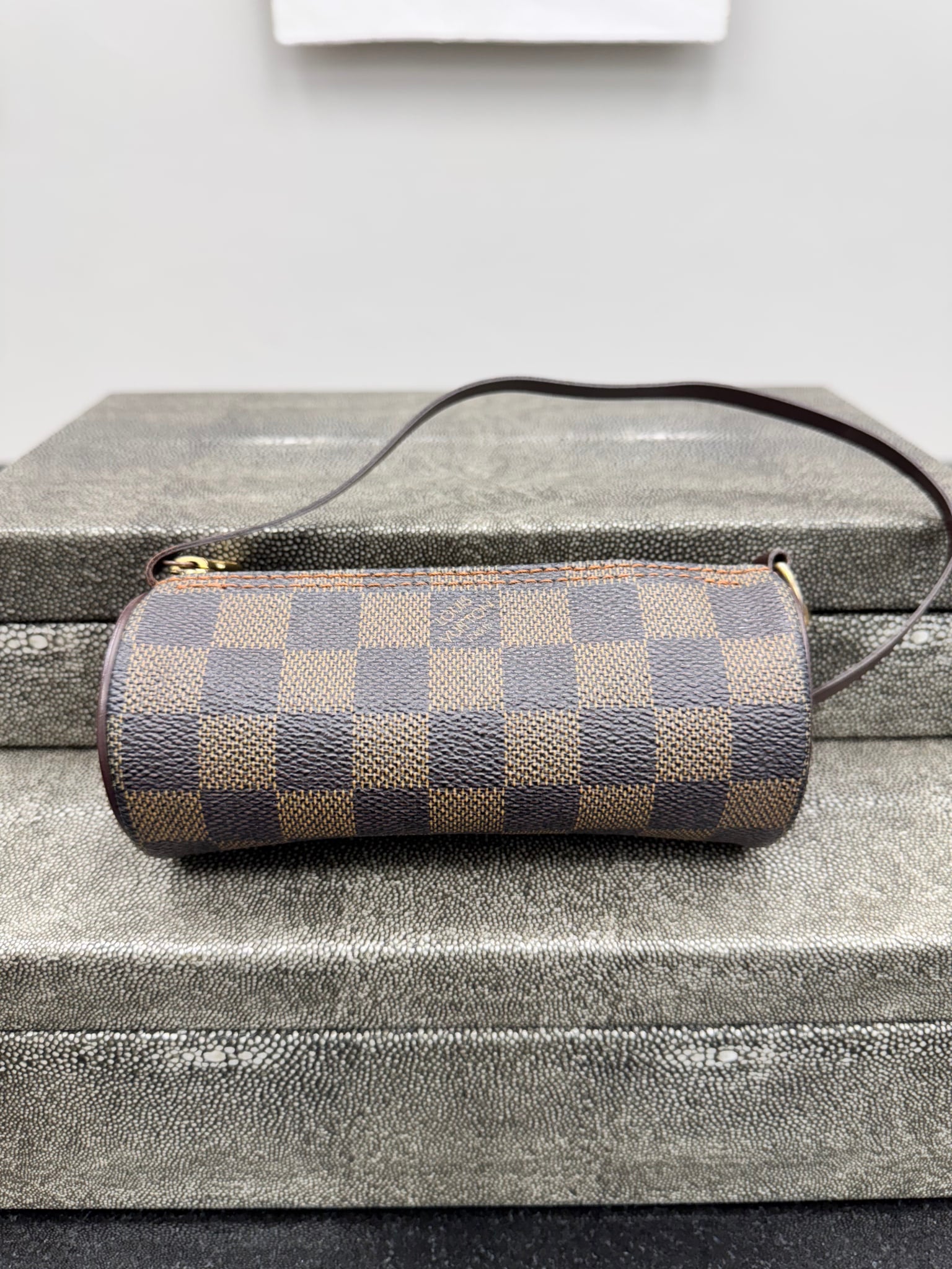 Louis Vuitton Damier Ebene Mini Papillon Pouch