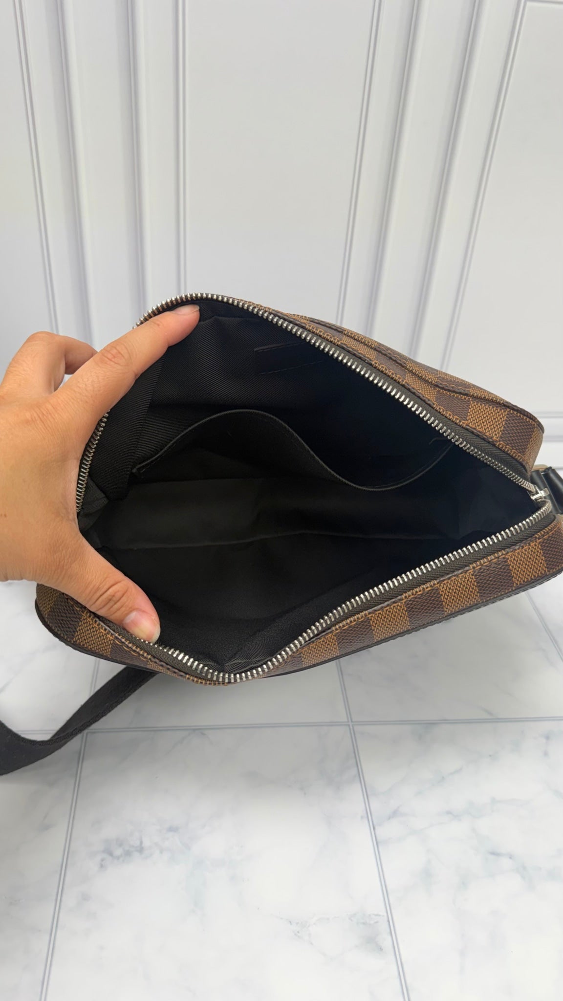Louis Vuitton Damier Ebene Jake Messenger PM Bag