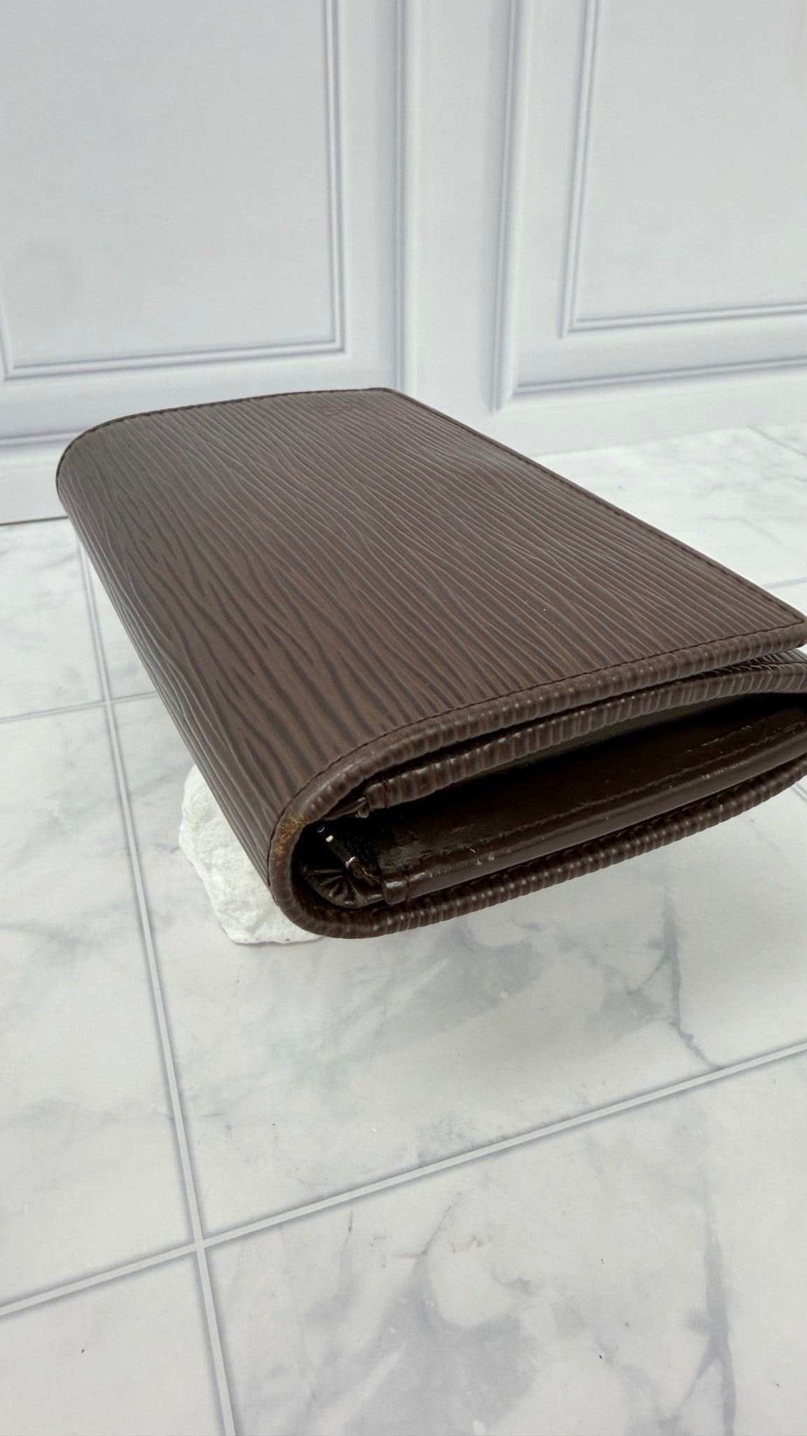 Louis Vuitton Brown Epi Leather Porte Monnaie Wallet