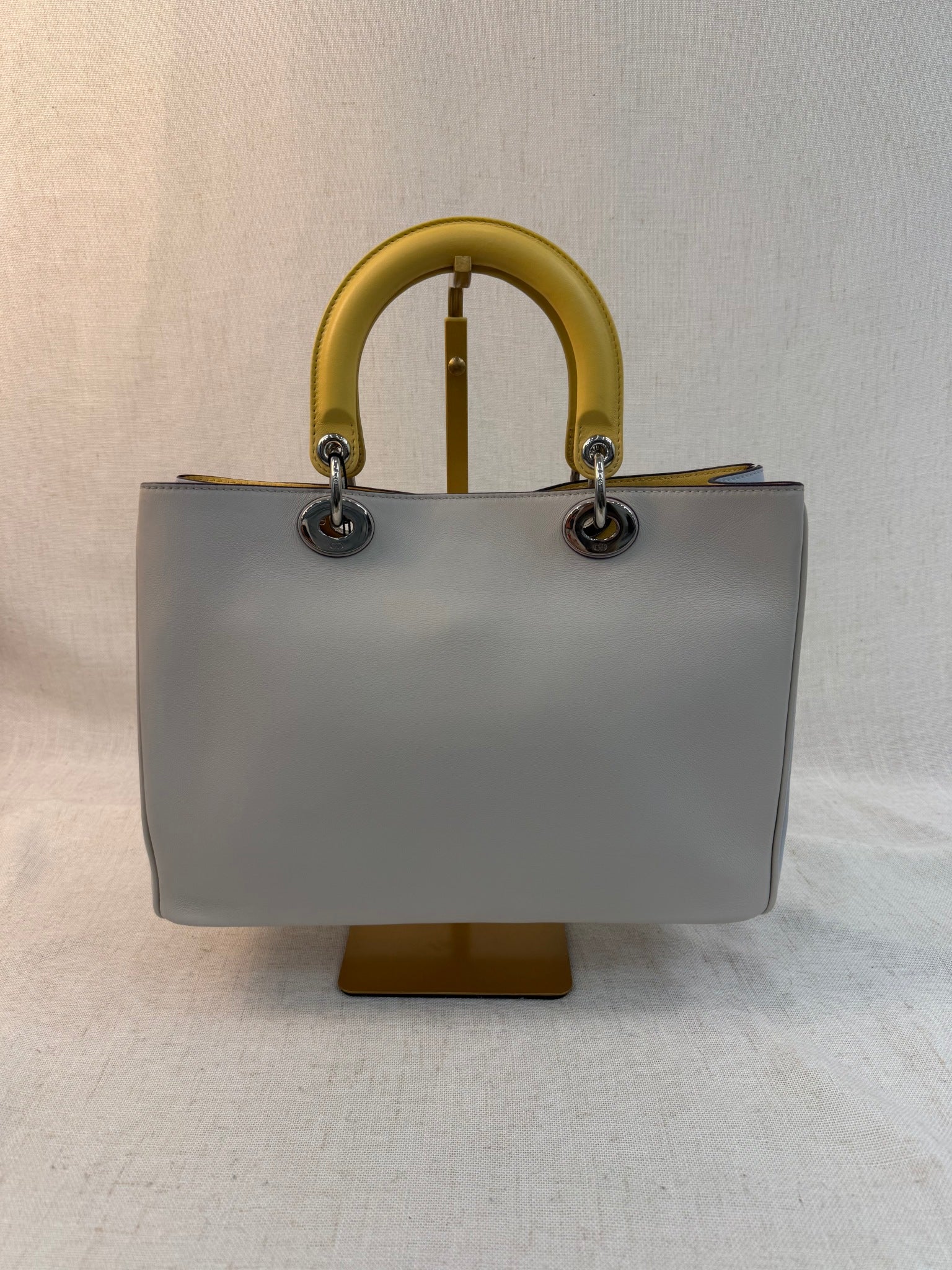 Christian Dior Multicolor Leather Diorissimo Medium Tote Bag