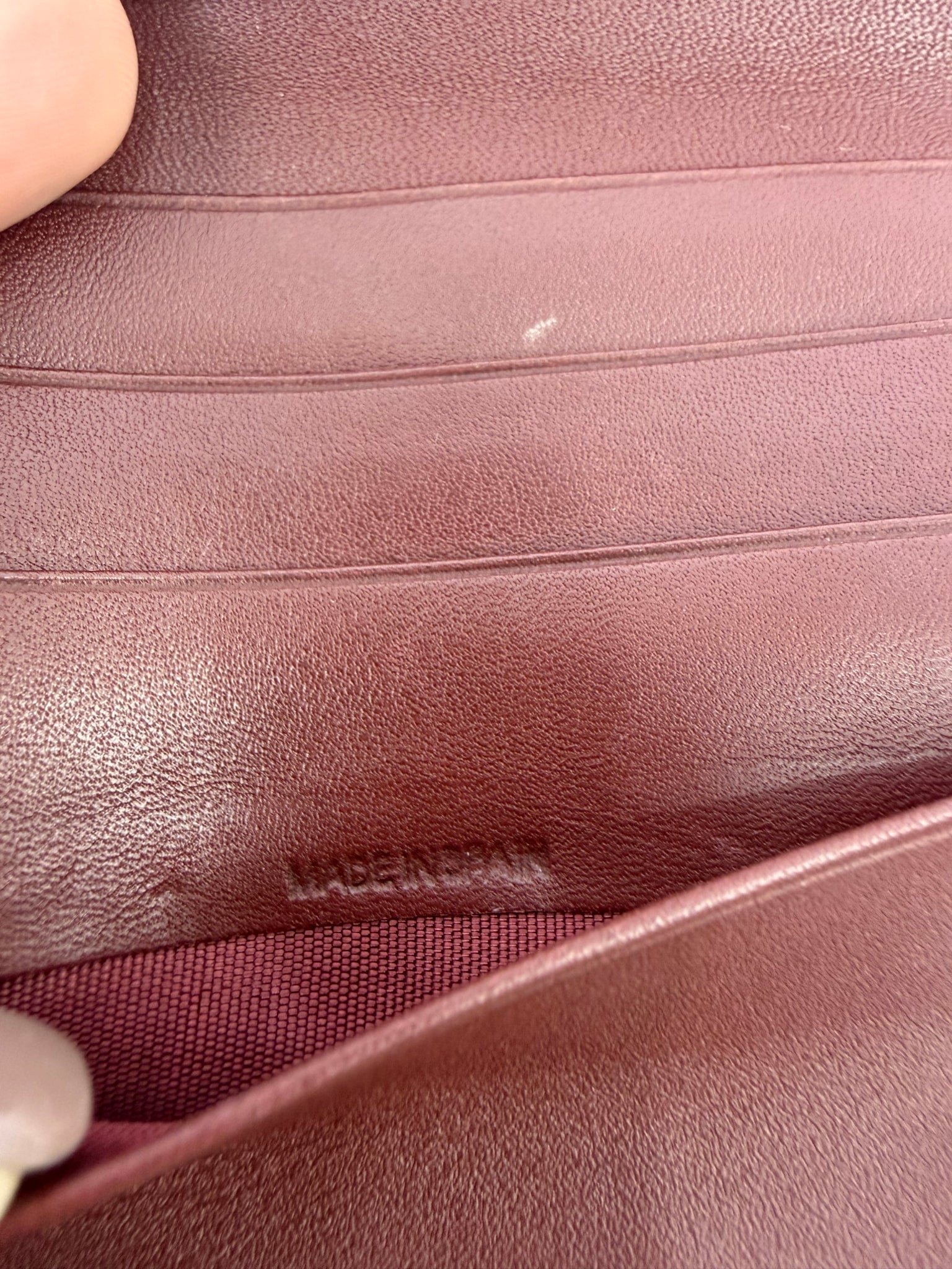 Cartier Bordeaux Leather Bifold Wallet