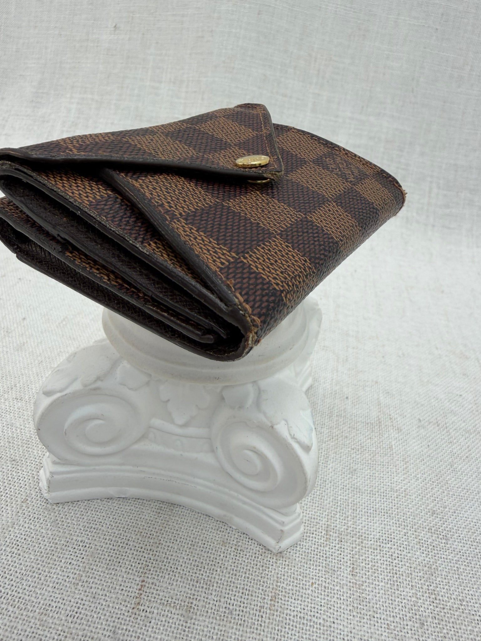 Louis Vuitton Damier Ebene Origami Compact Wallet