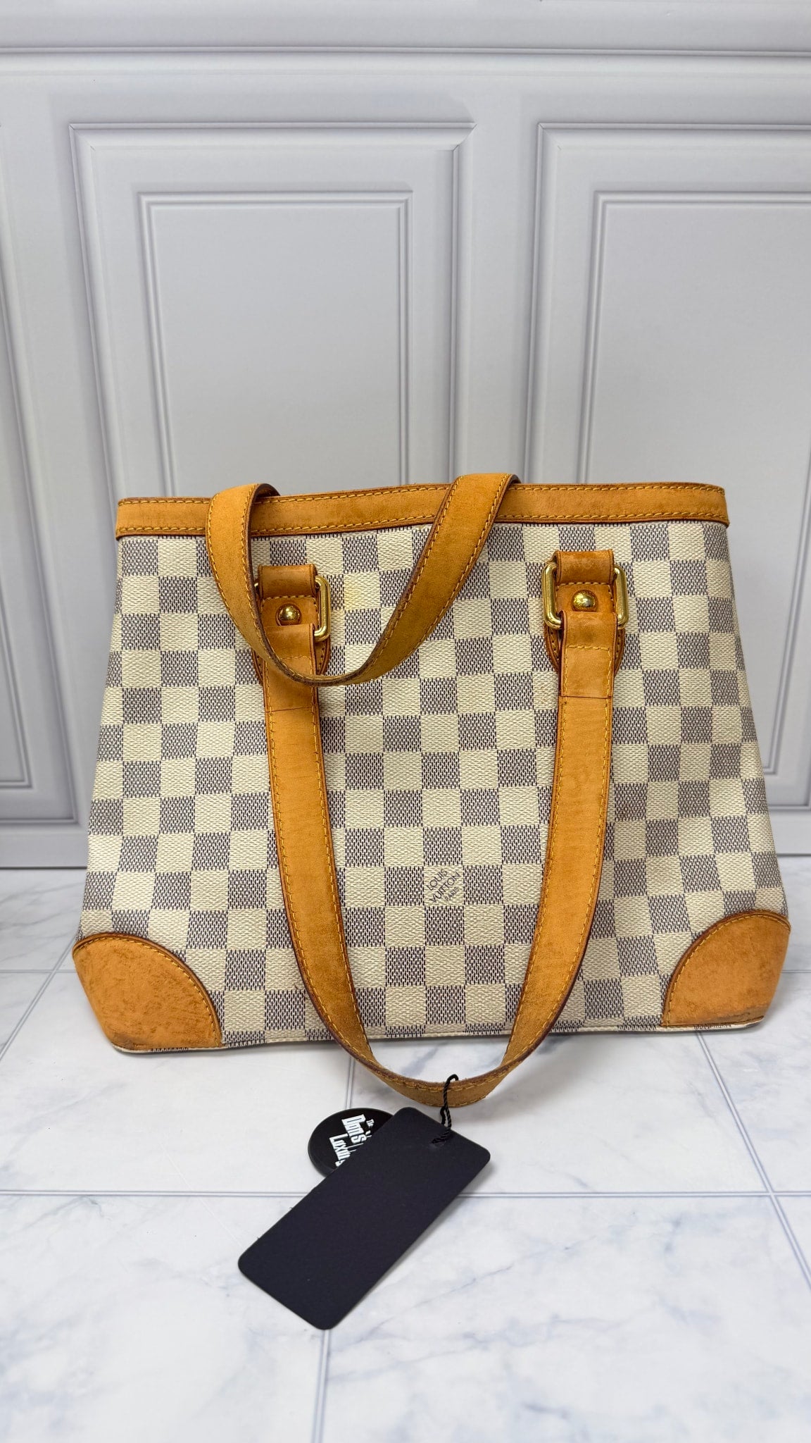 Louis Vuitton Damier Azur Hampstead PM Tote Bag