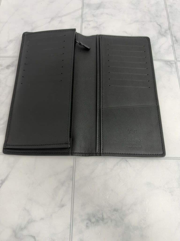 Louis Vuitton Black Monogram Shadow Brazza Wallet