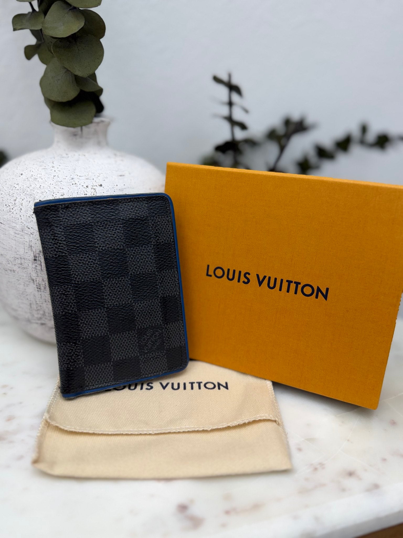 Louis Vuitton Damier Graphite & Blue Pocket Organizer