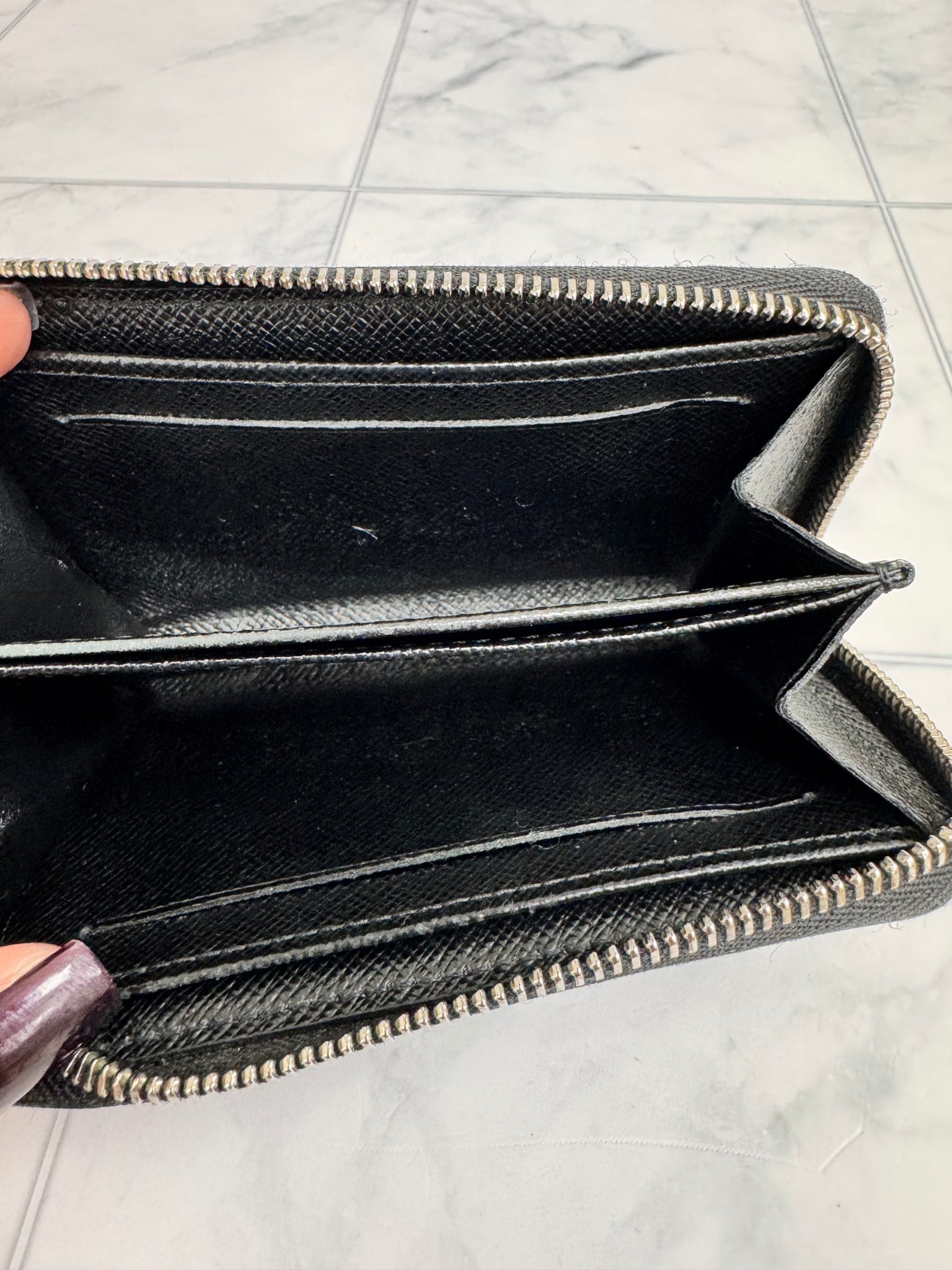Louis Vuitton Damier Graphite Zippy Coin Wallet