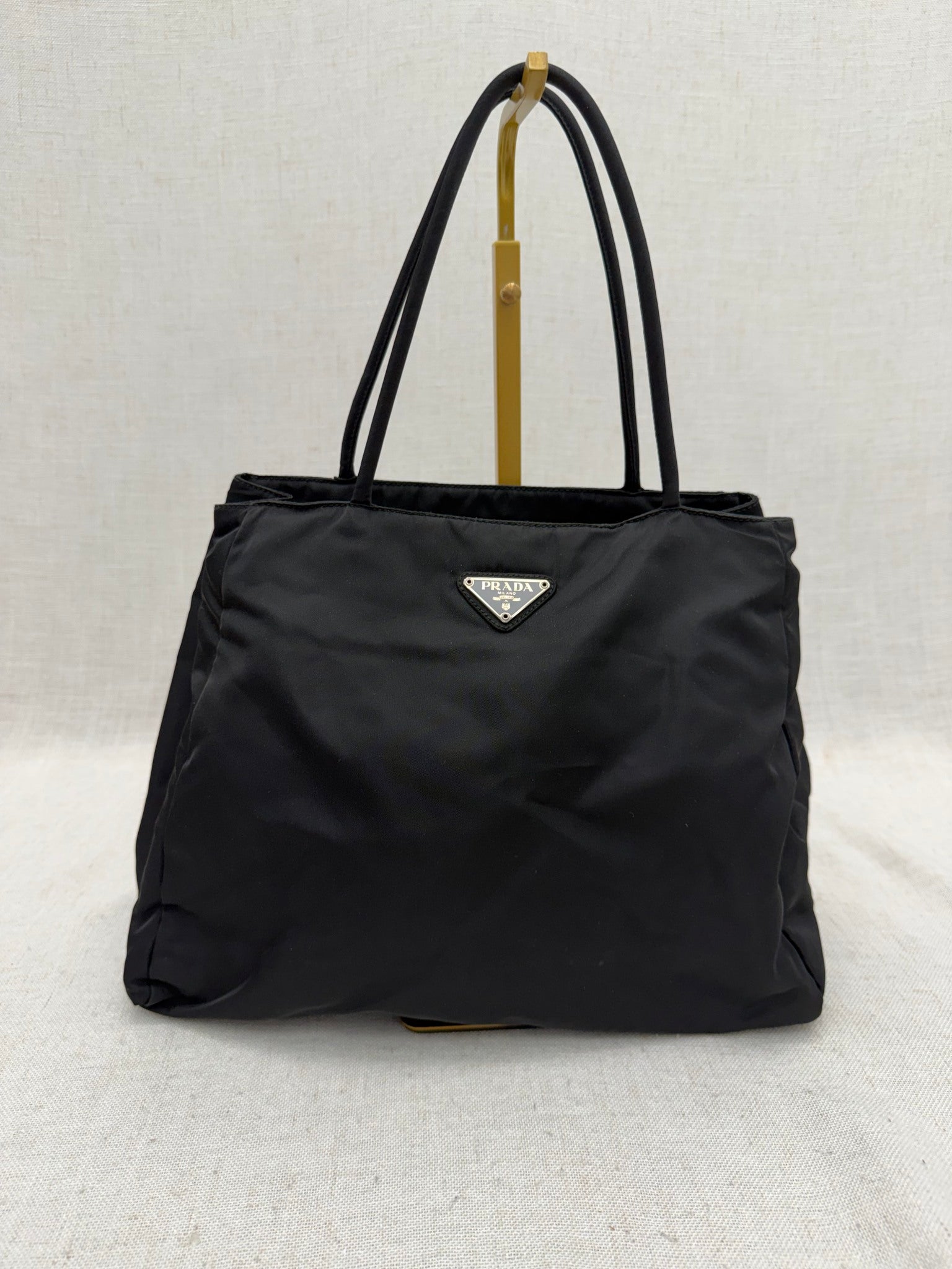 Prada Black Nylon Handbag