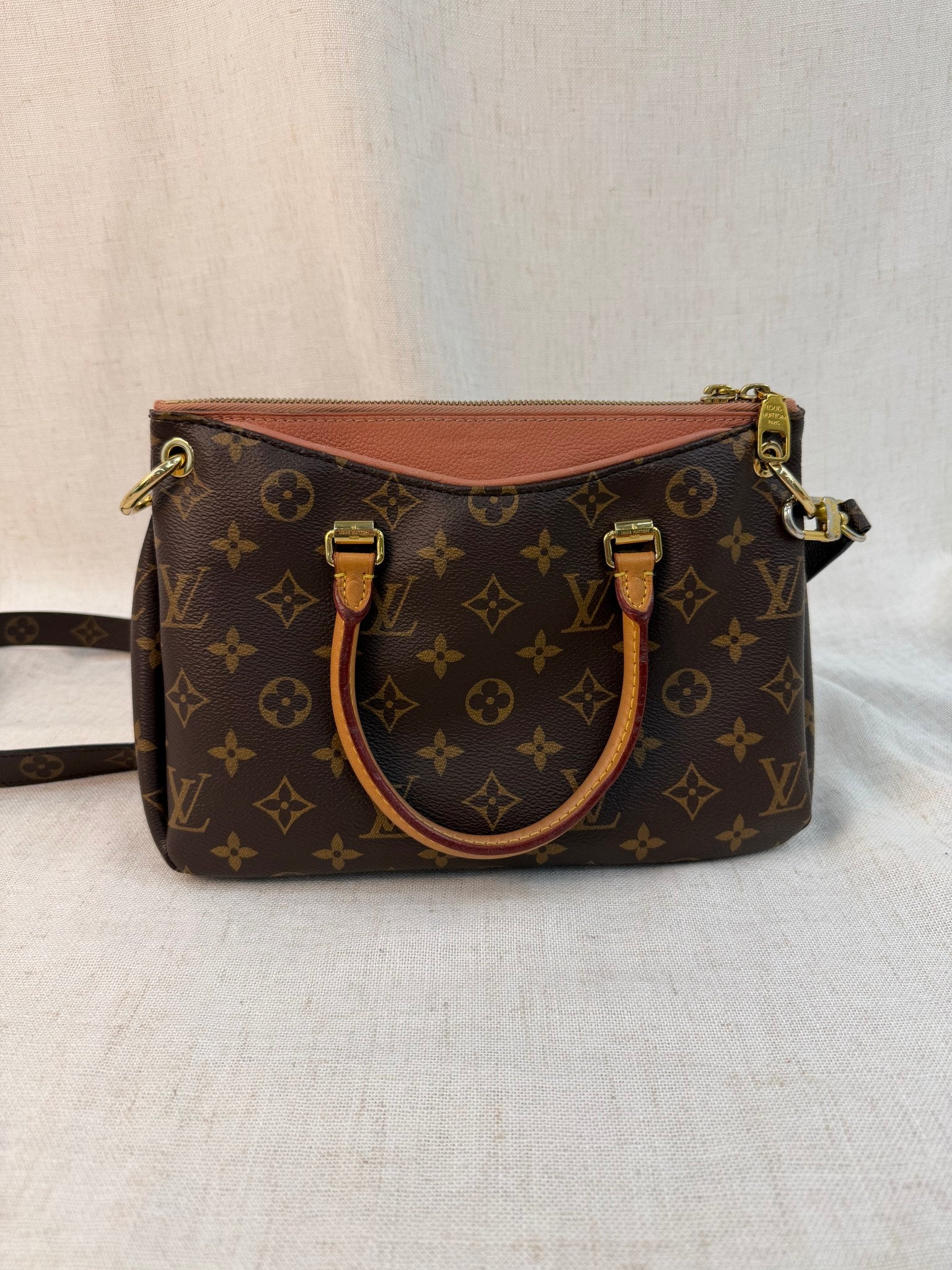 Louis Vuitton Monogram And Rose Pallas BB Bag
