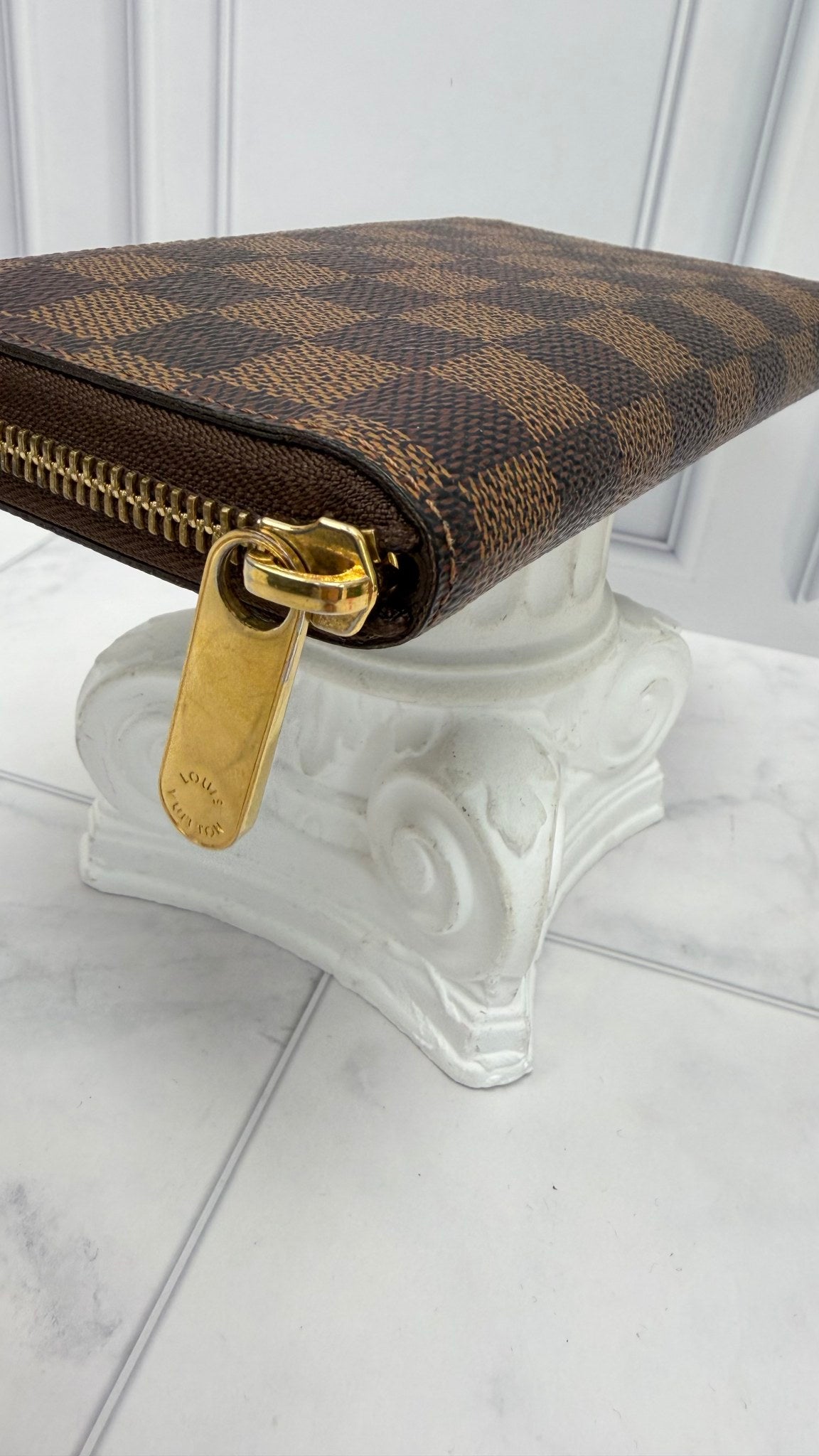 Louis Vuitton Damier Ebene Zippy Compact Wallet