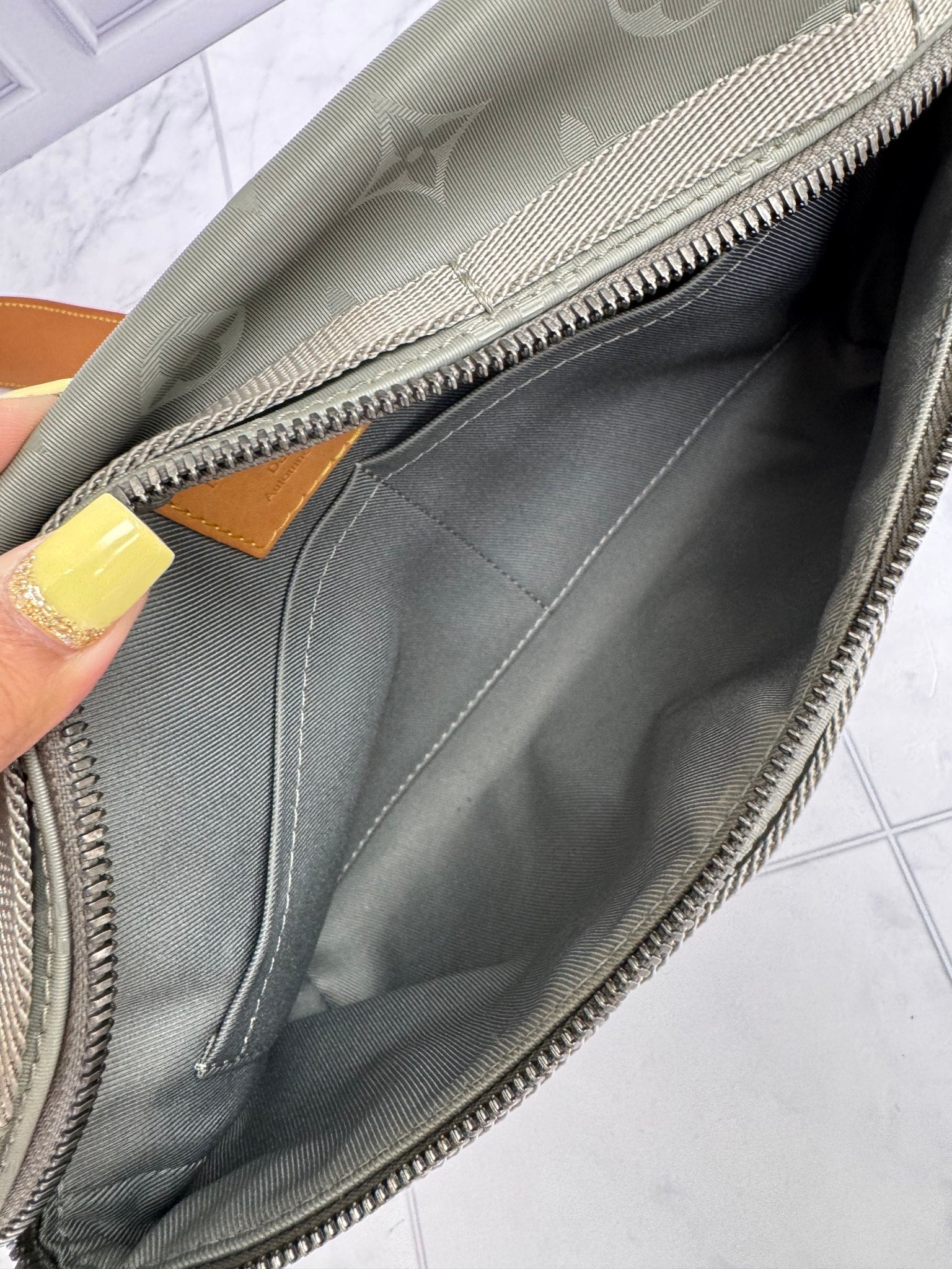 Louis Vuitton Titanium Monogram Messenger Crossbody Bag PM