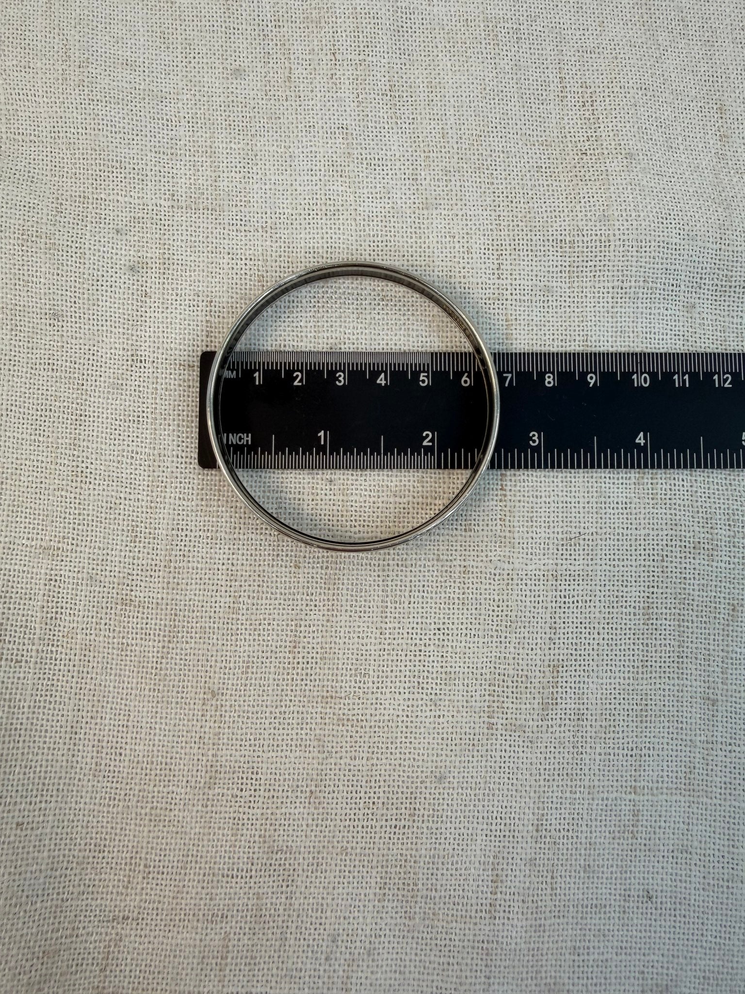 Hermes Black Enamel Caleche Bangle