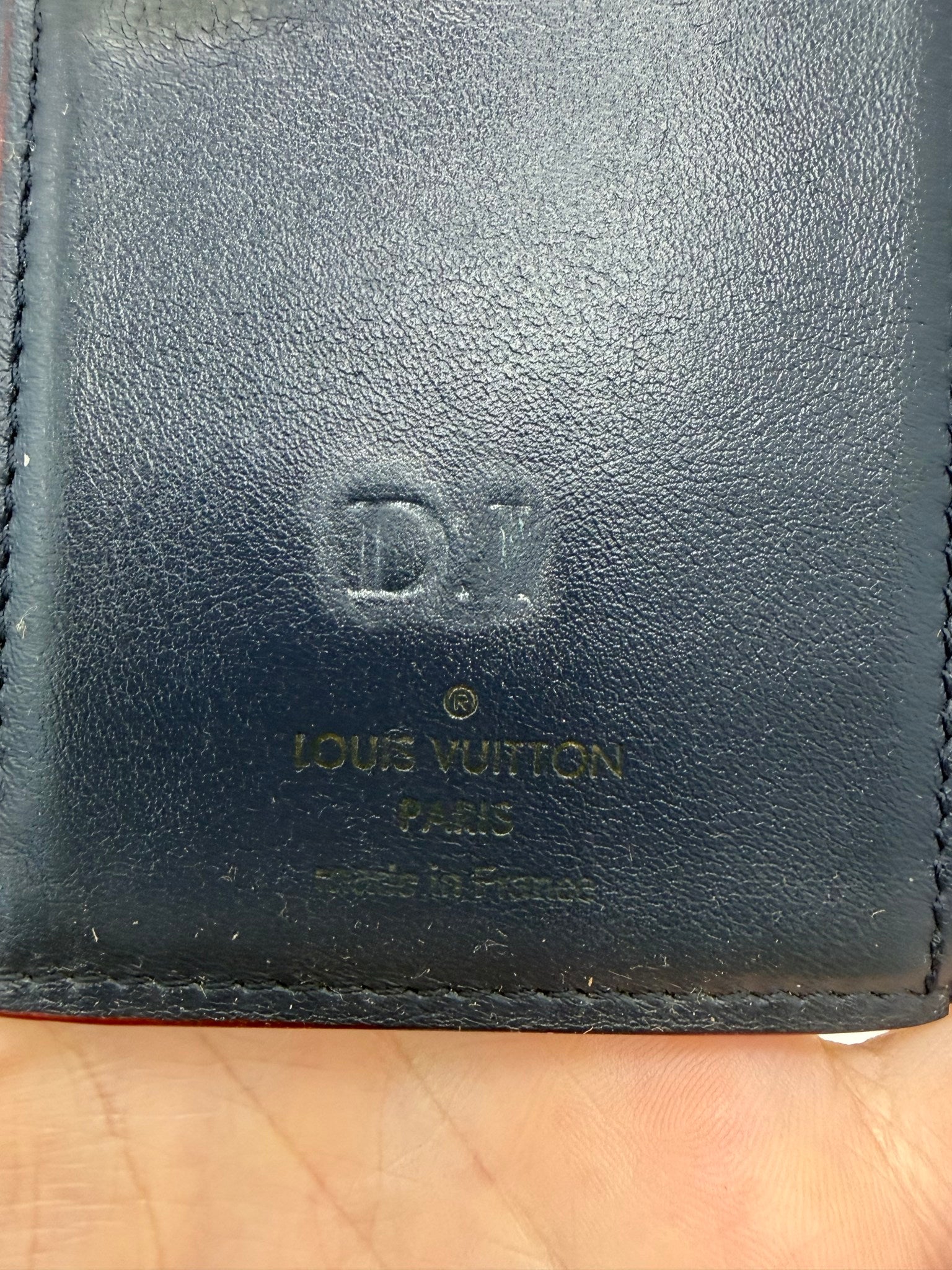 Louis Vuitton Blue Taurillon Leather Capucines Compact Wallet