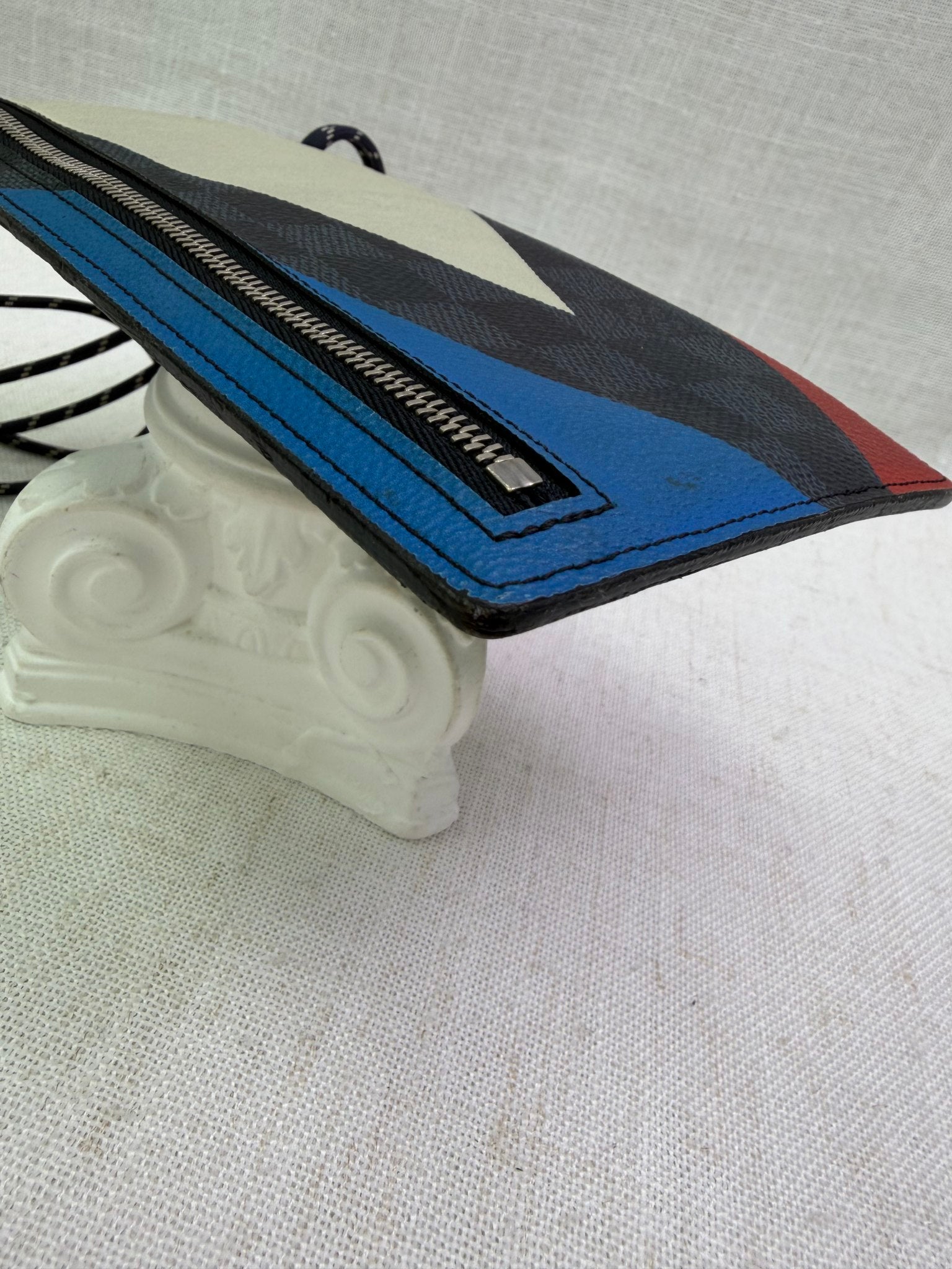 Louis Vuitton Damier Cobalt Americas Cup Pochette Regatta Bag