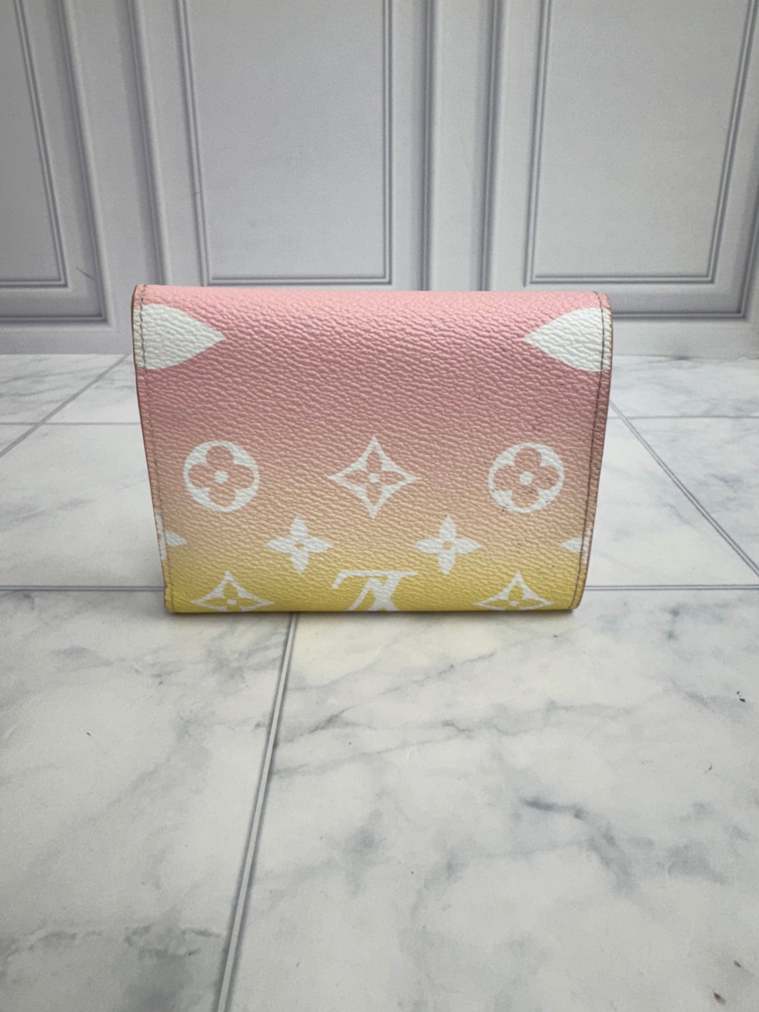 Louis Vuitton Pink Monogram Giant By The Pool Victorine Wallet