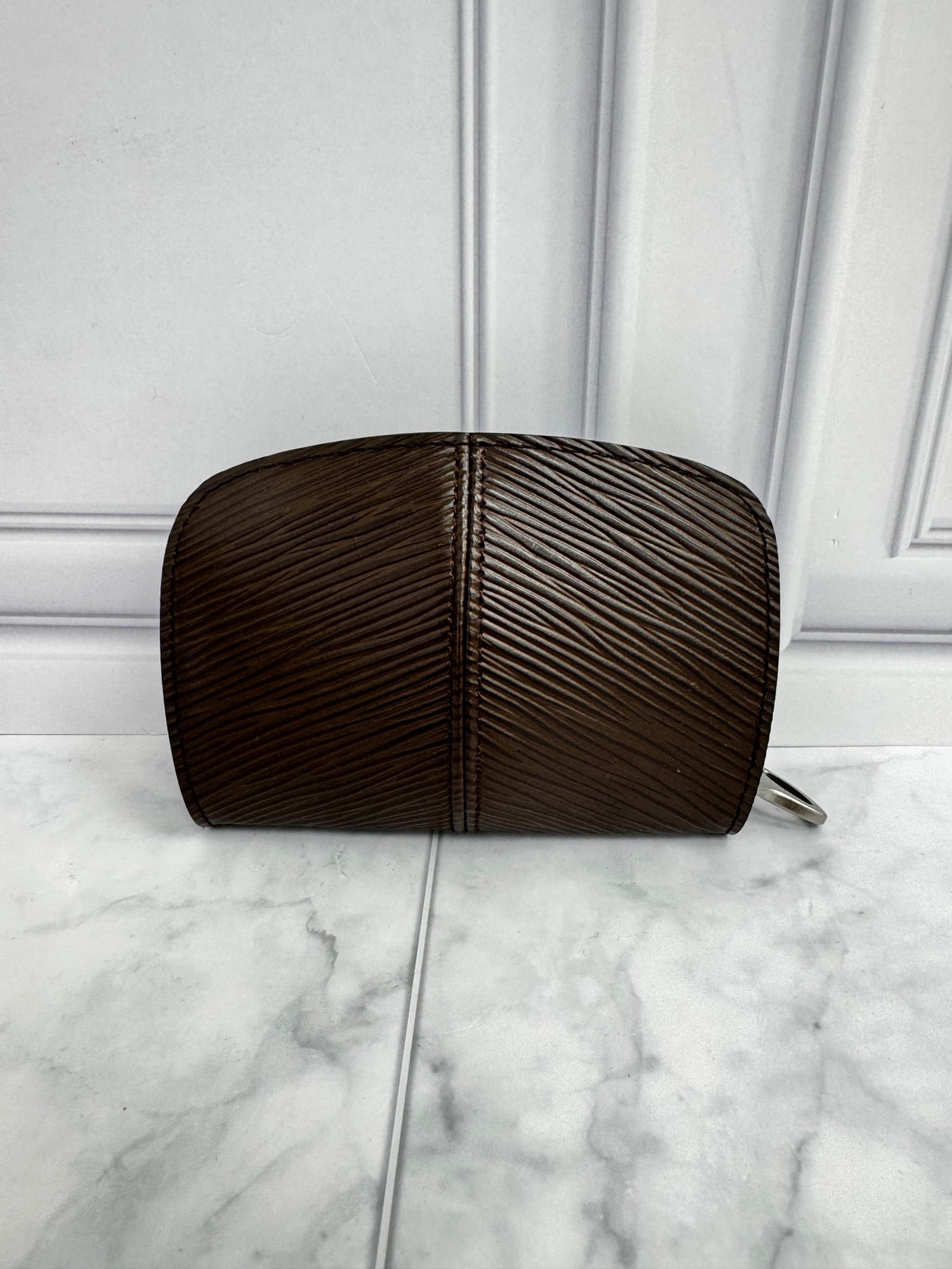 Louis Vuitton Brown Epi Leather Demi Lune Zippy Coin Purse