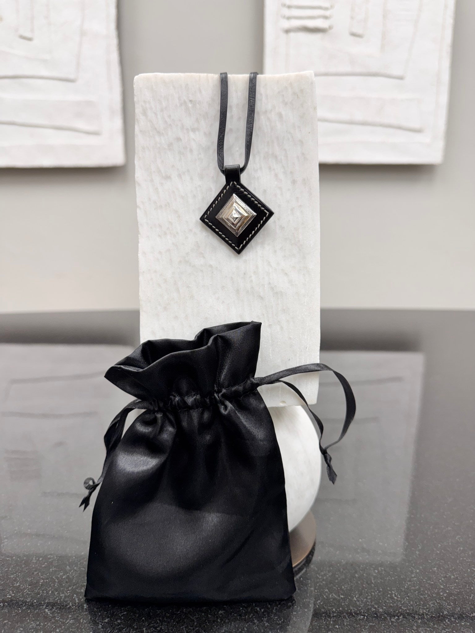 Hermès Black Touareg Necklace