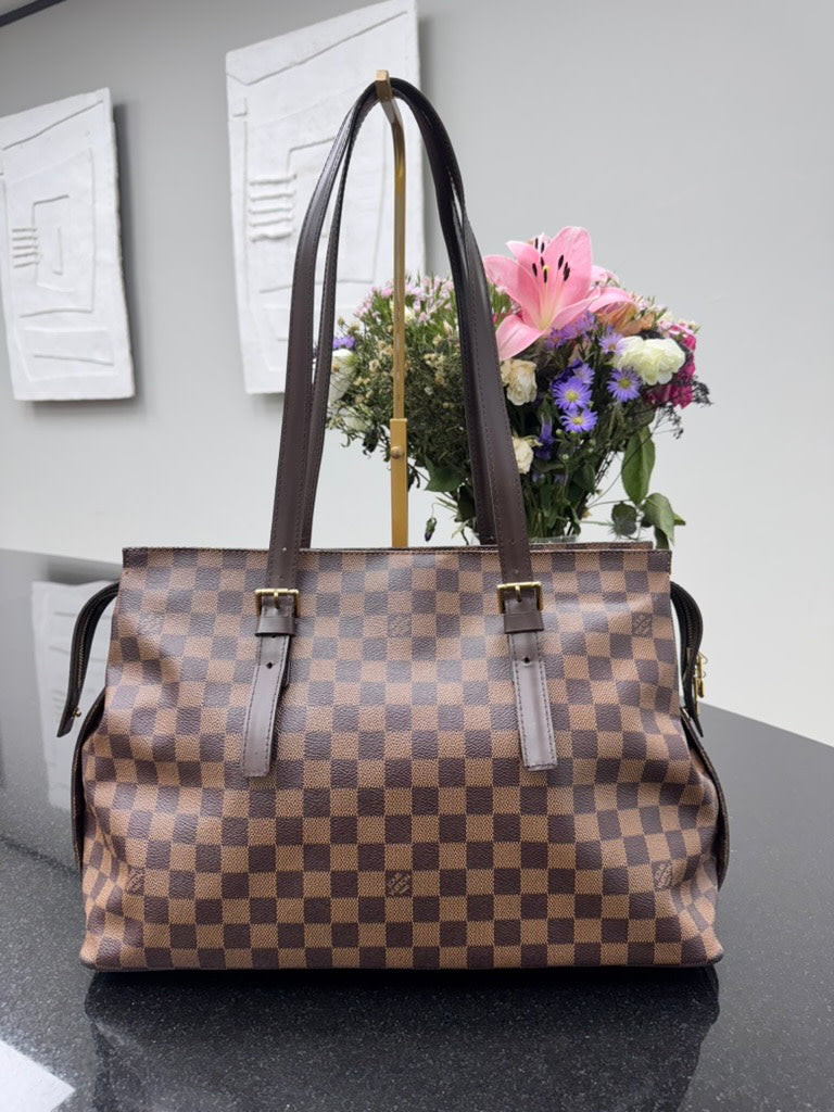 Louis Vuitton Damier Ebene Chelsea Tote Bag