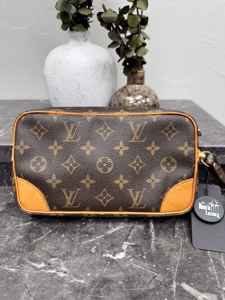 Louis Vuitton Monogram Dragonne PM Clutch