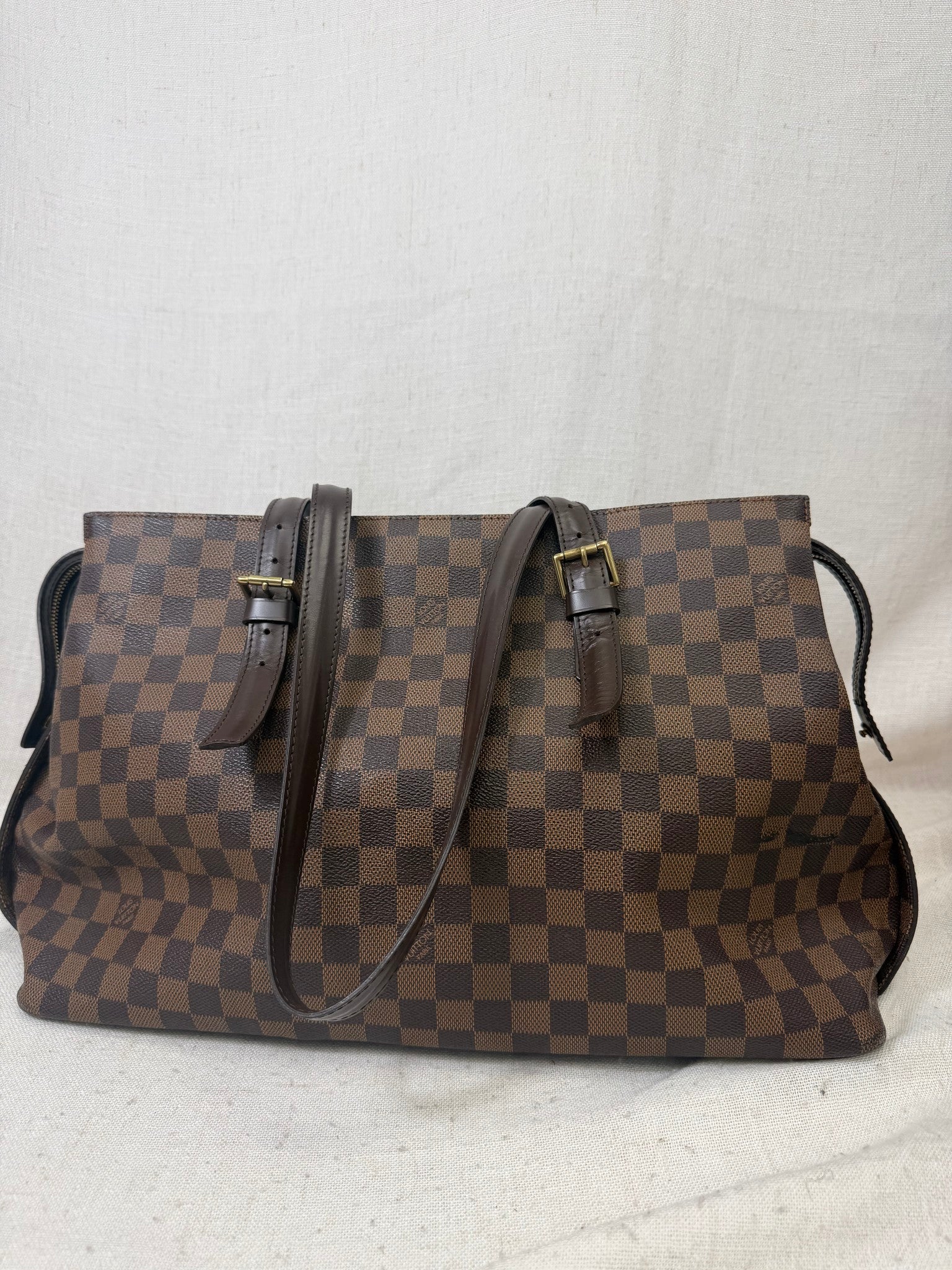 Louis Vuitton Damier Ebene Chelsea Tote Bag