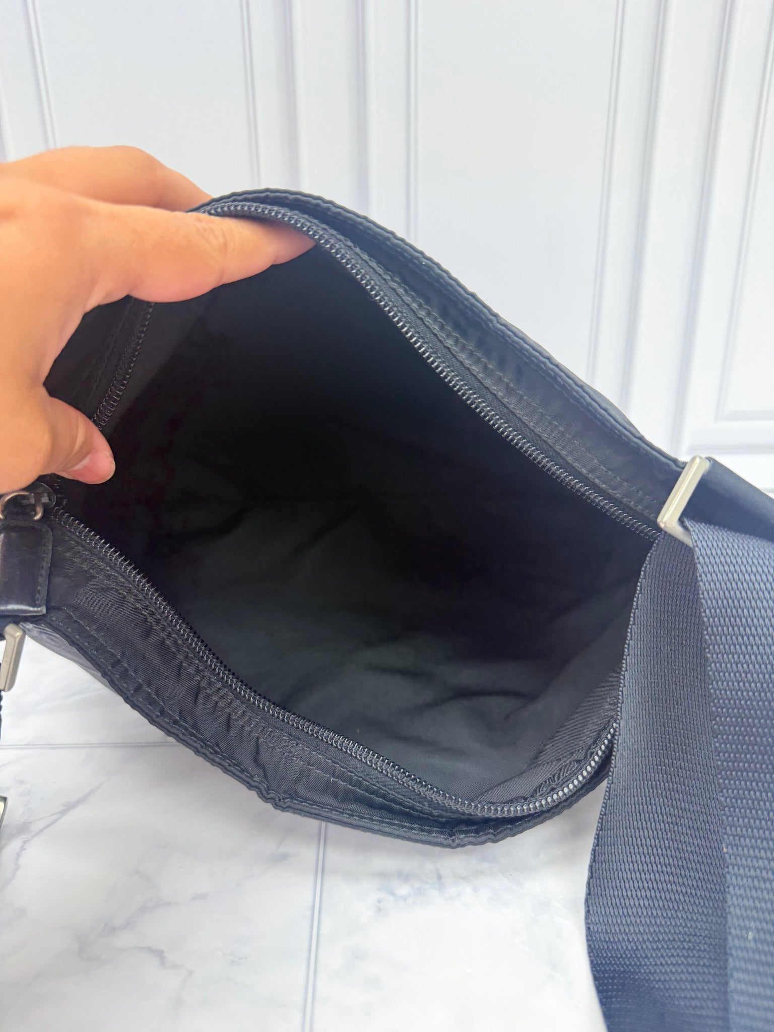 Prada Balck Nylon Crossbody