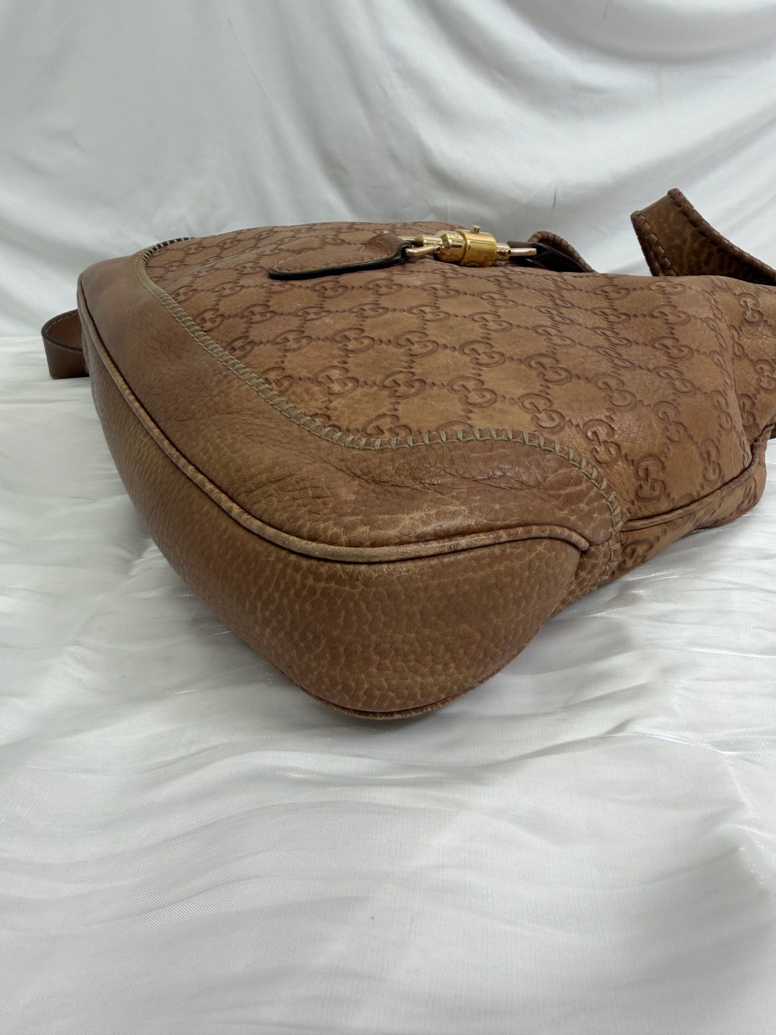 Gucci Brown Guccissima Leather Jackie Hobo Bag