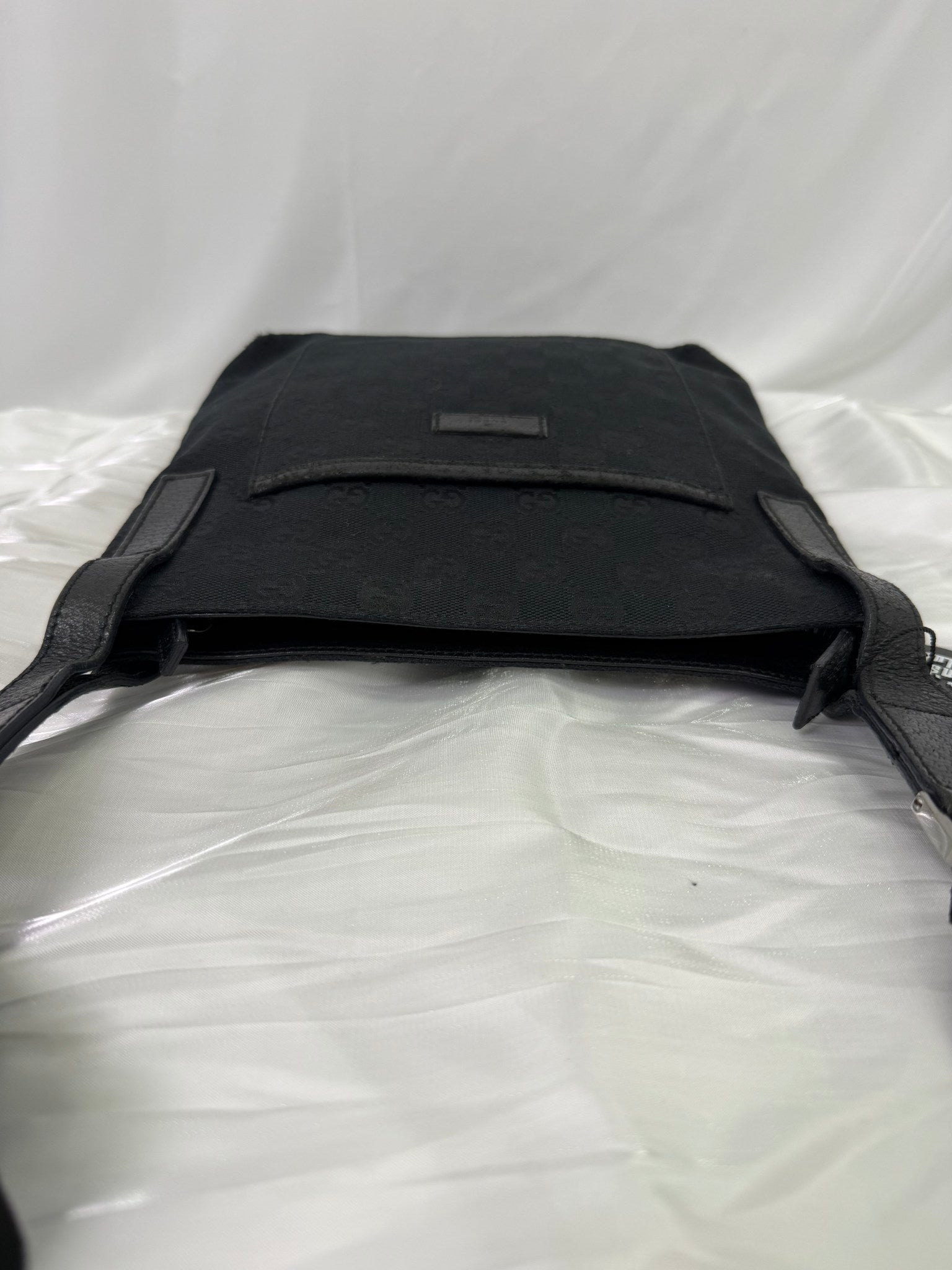 Gucci Black Canvas Messenger Bag