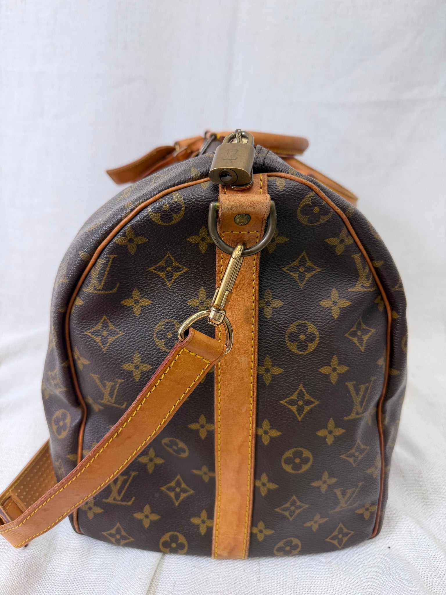 Louis Vuitton Monogram Keepaall 50 Duffle Bag