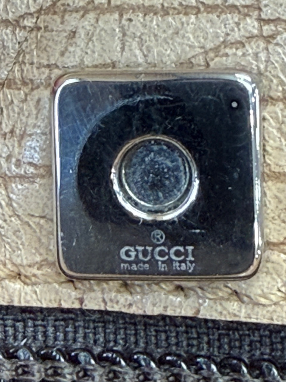 Gucci GG Brown Coated Canvas Mini Tote