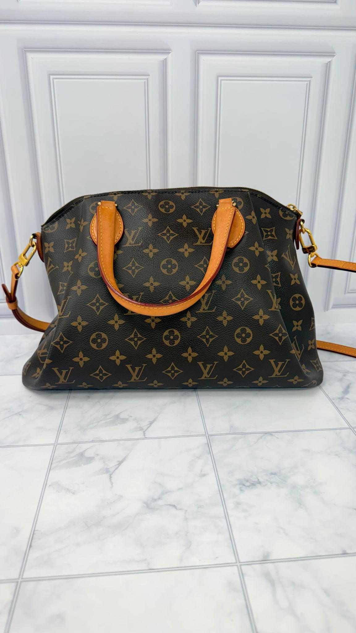 Louis Vuitton Monogram Rivoli MM 2Way Handbag