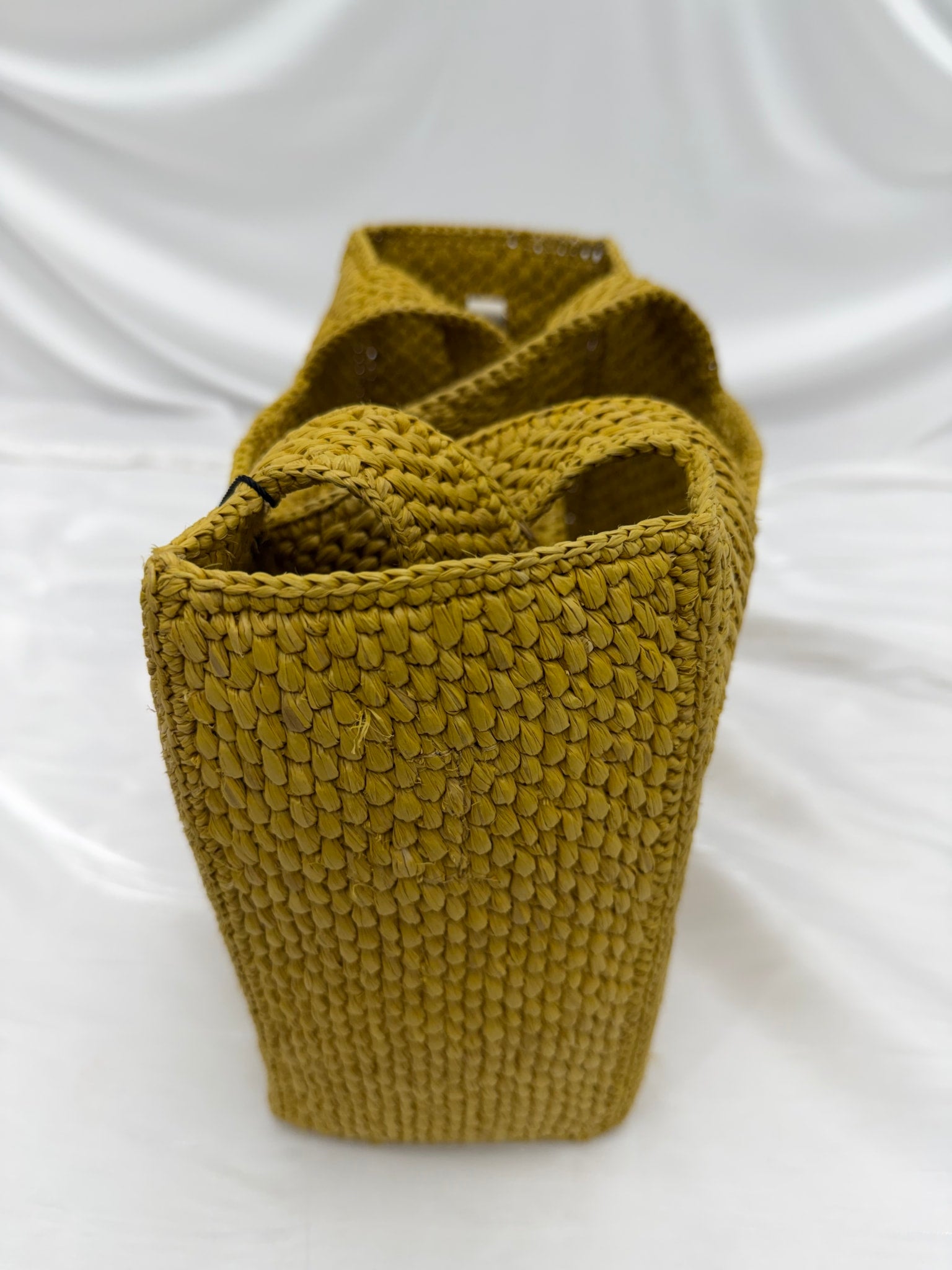 LIKE NEW- Loewe Yellow Raffia Tote