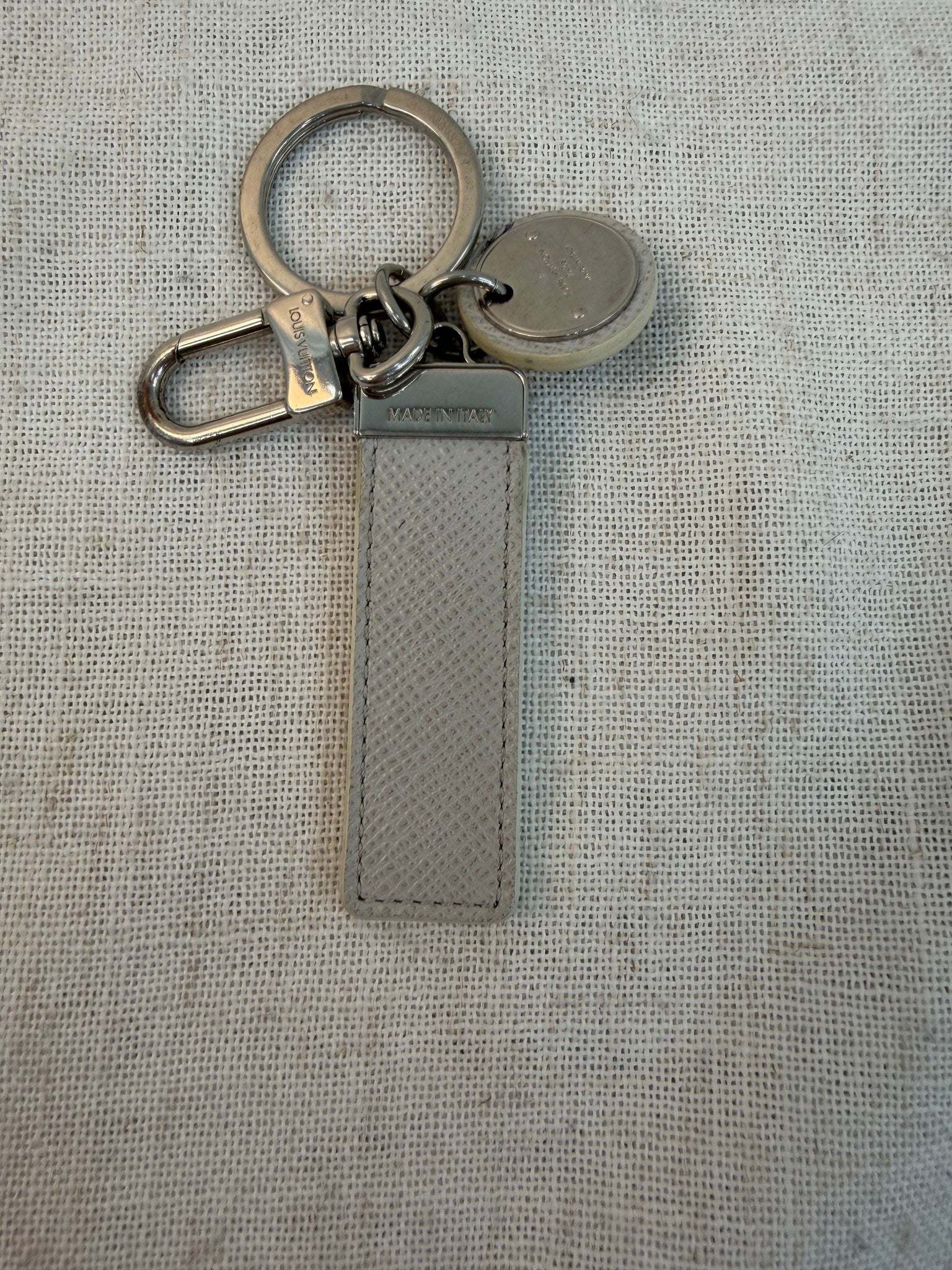 Louis Vuitton White Neo Club Bag Charm