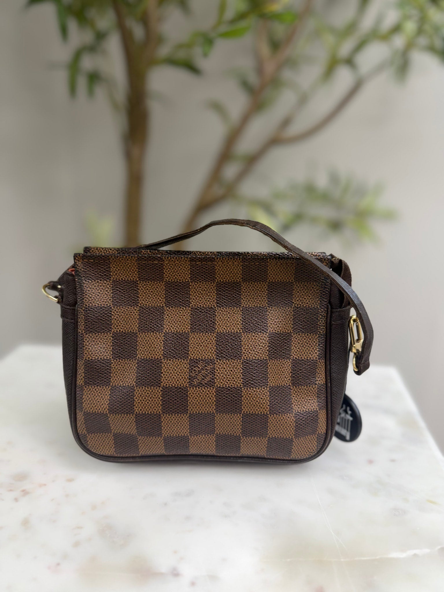 Louis Vuitton Damier Ebene Trousse Makeup Bag