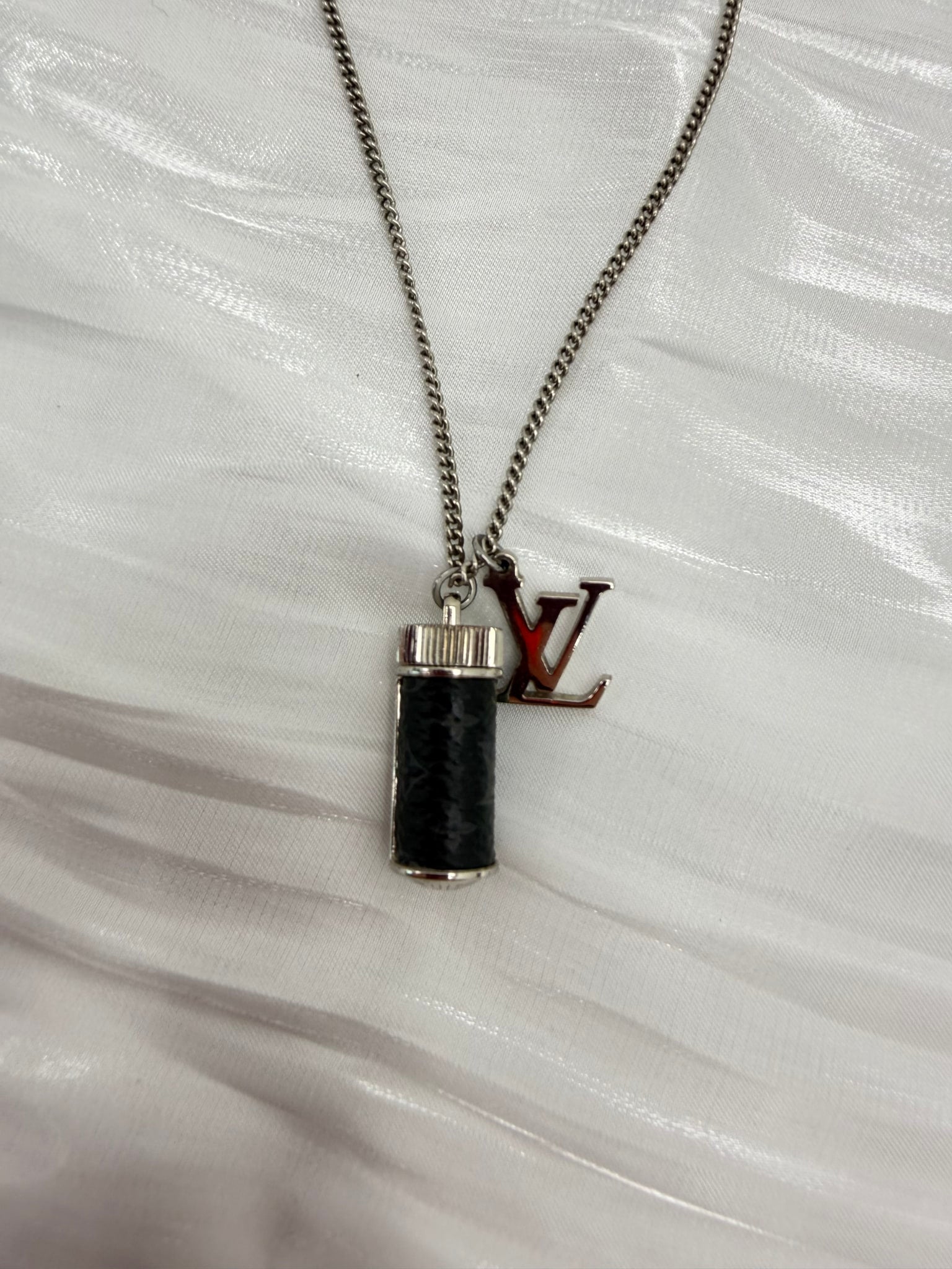 Louis Vuitton Monogram Eclipse Charms Necklace