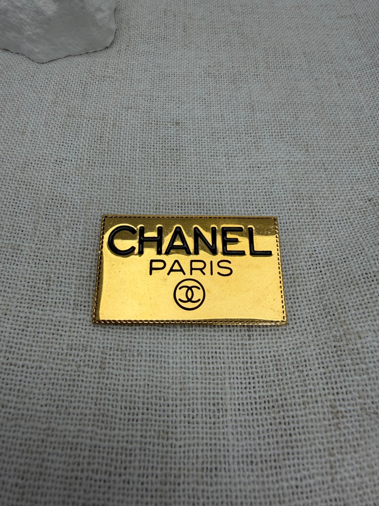 Chanel Gold Tone Brooch